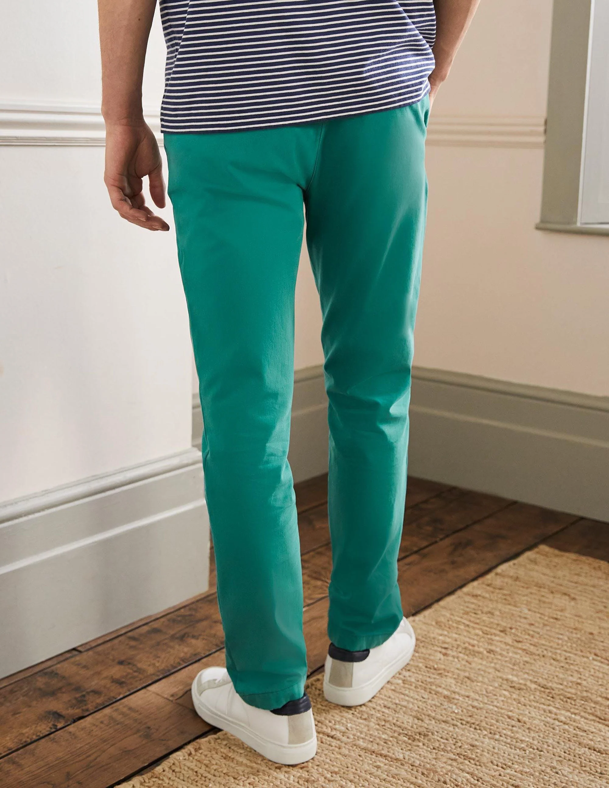 Slim Leg Chinos-Sardinia Green - Image 7