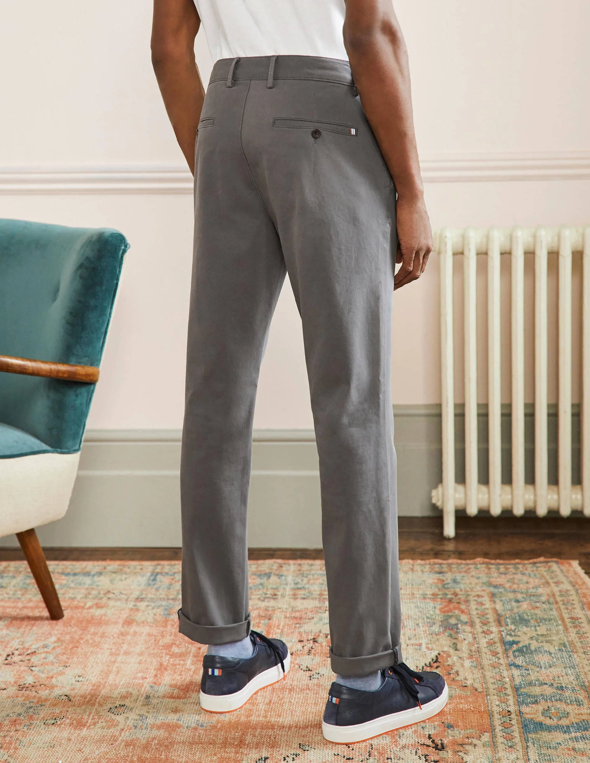 Straight Leg Chinos-London Grey - Image 3