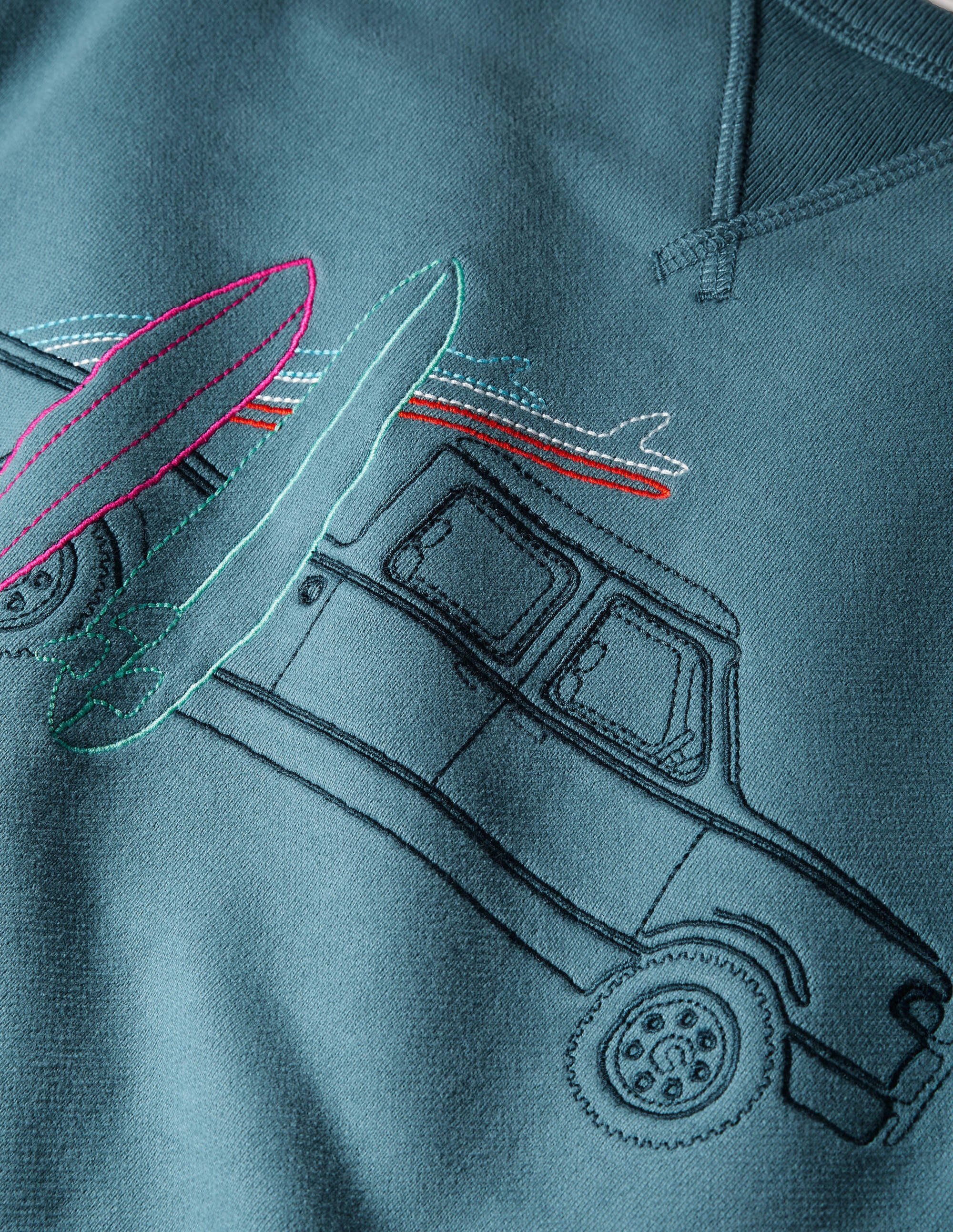 Supersoft Sweatshirt-Aegean Blue Surf - Image 5