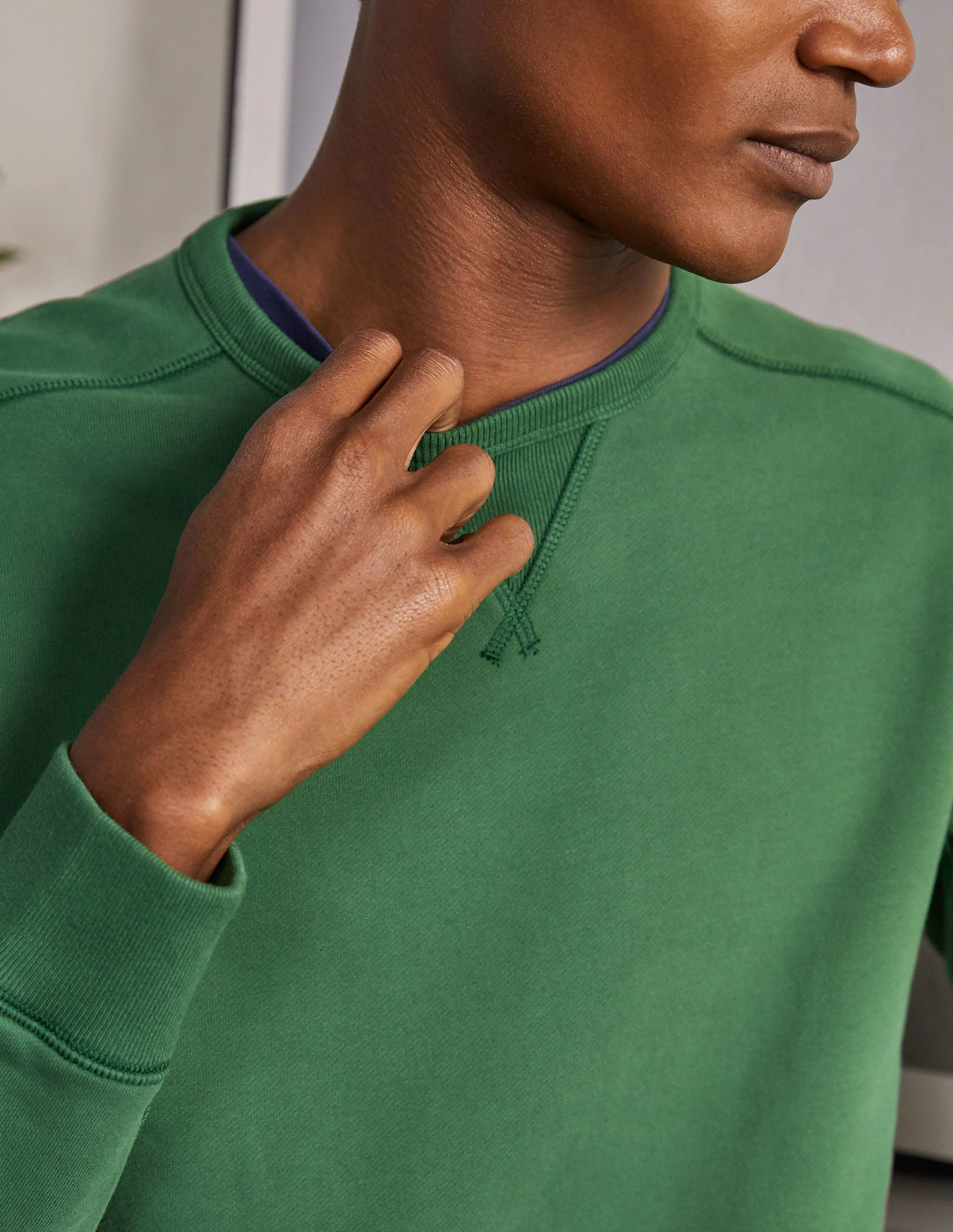 Supersoft Sweatshirt-Park Green - Image 2