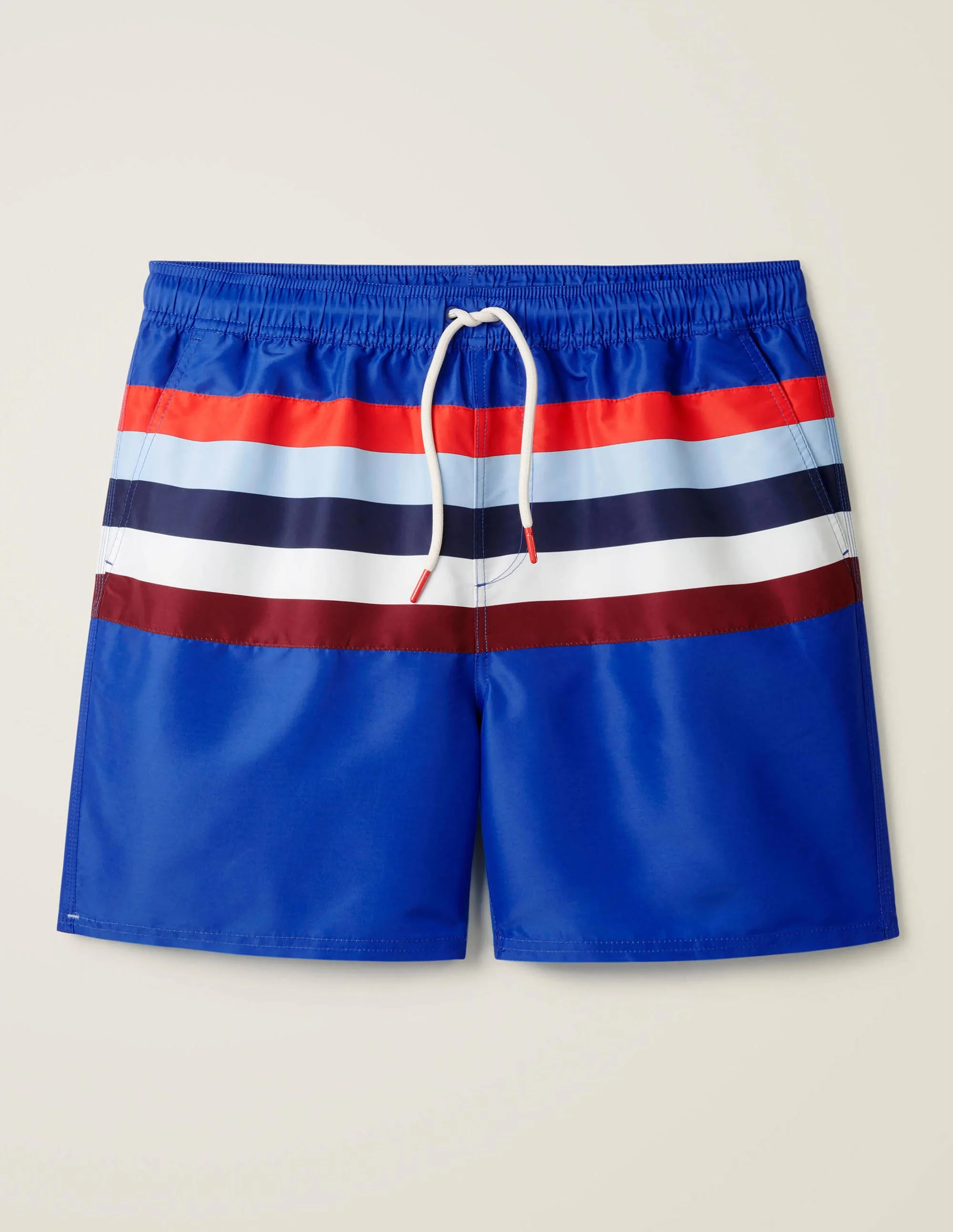 Swimshorts-Blue Colourblock Stripe - Image 5