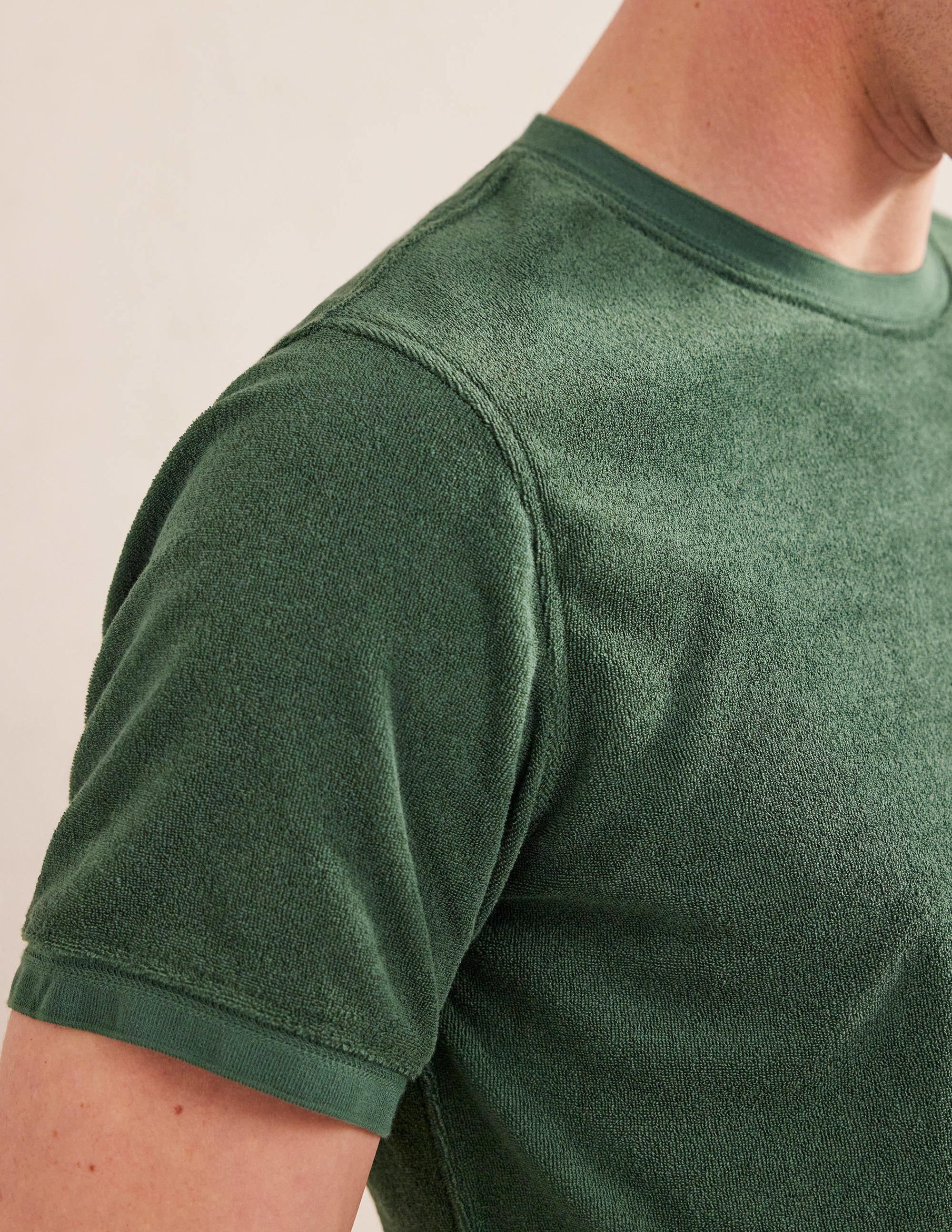 Terry T-shirt-Palm Leaf Green - Image 2