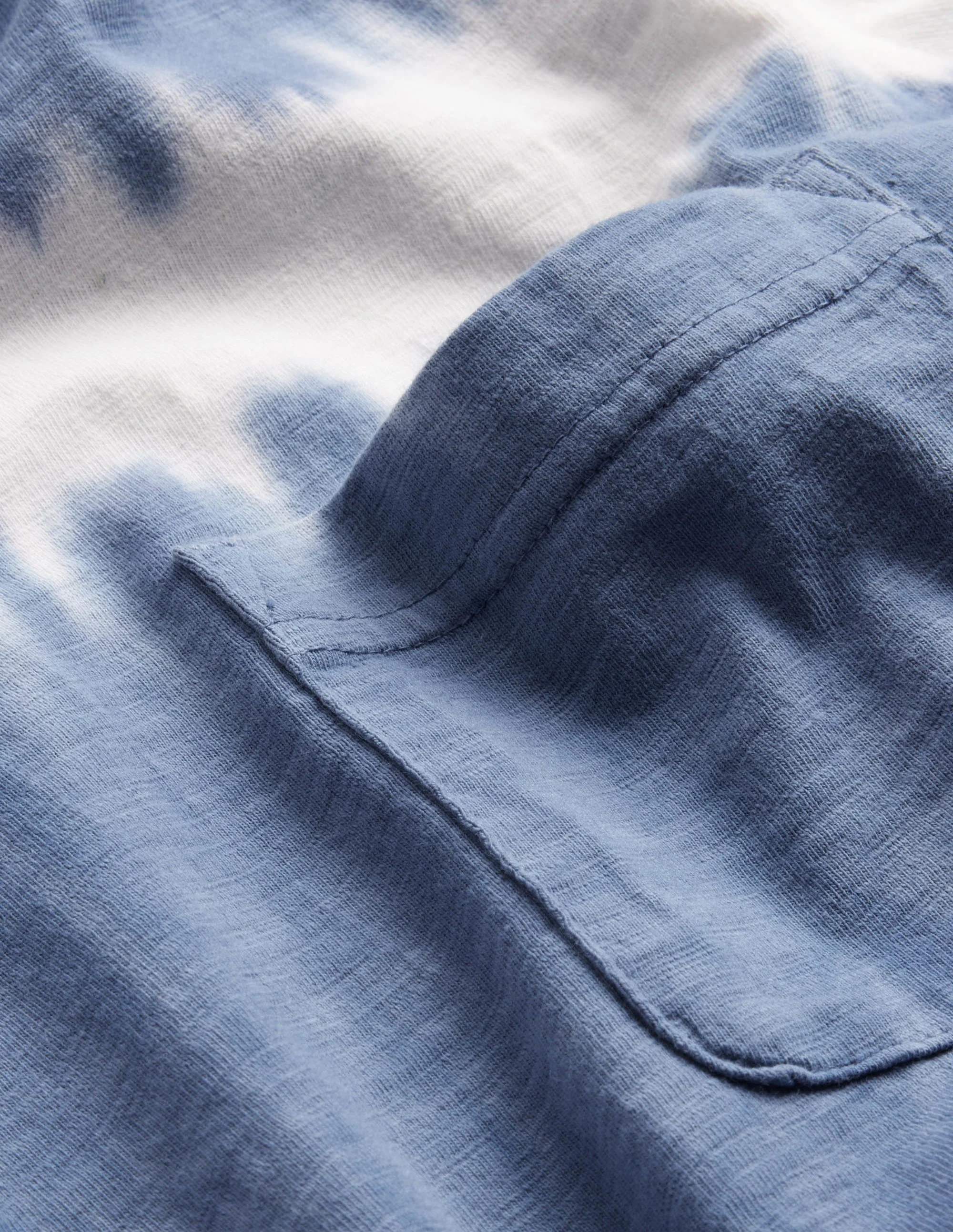 Tie Dye Laundered T-shirt-True Navy - Image 6