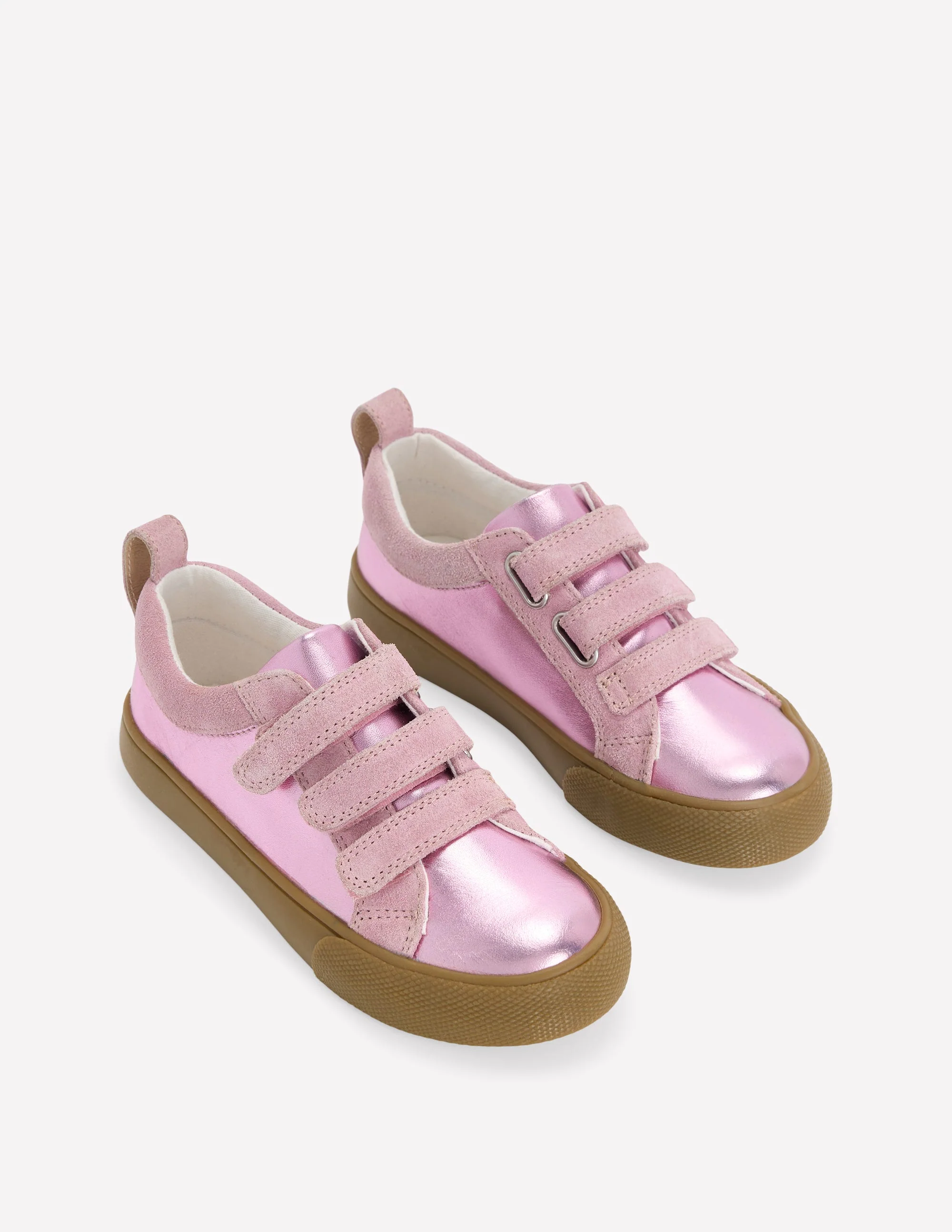 Velcro Low top-Pink Metallic - Image 2