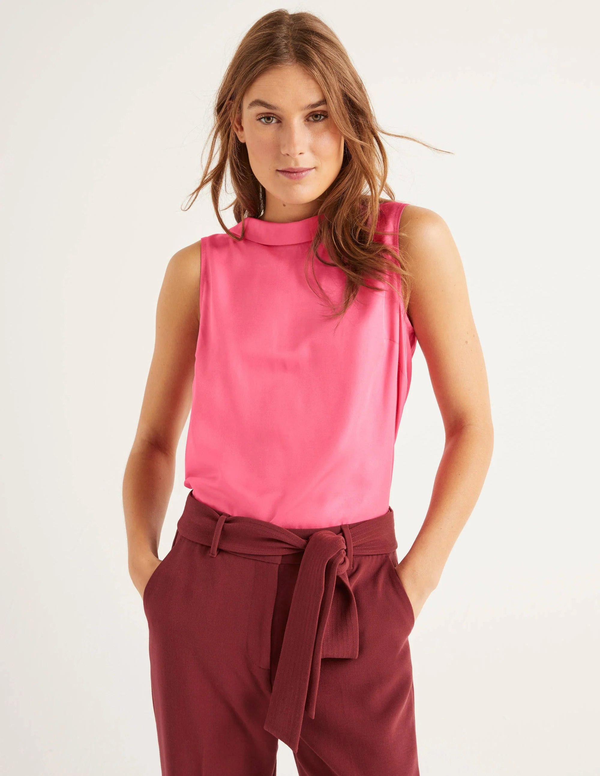 Adriana Top-Bright Camellia - Image 4