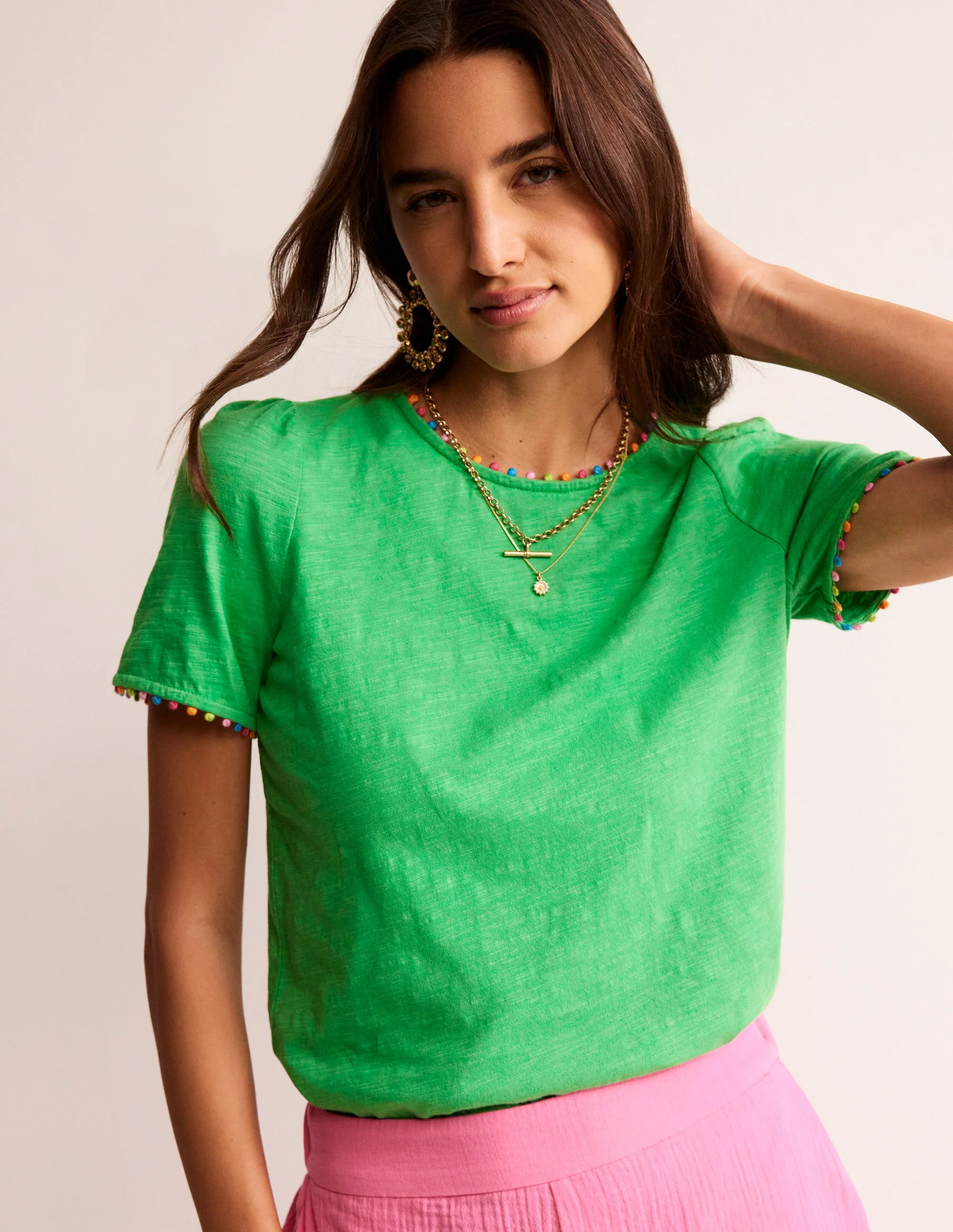 Ali Jersey T-Shirt-Kelly Green - Image 4