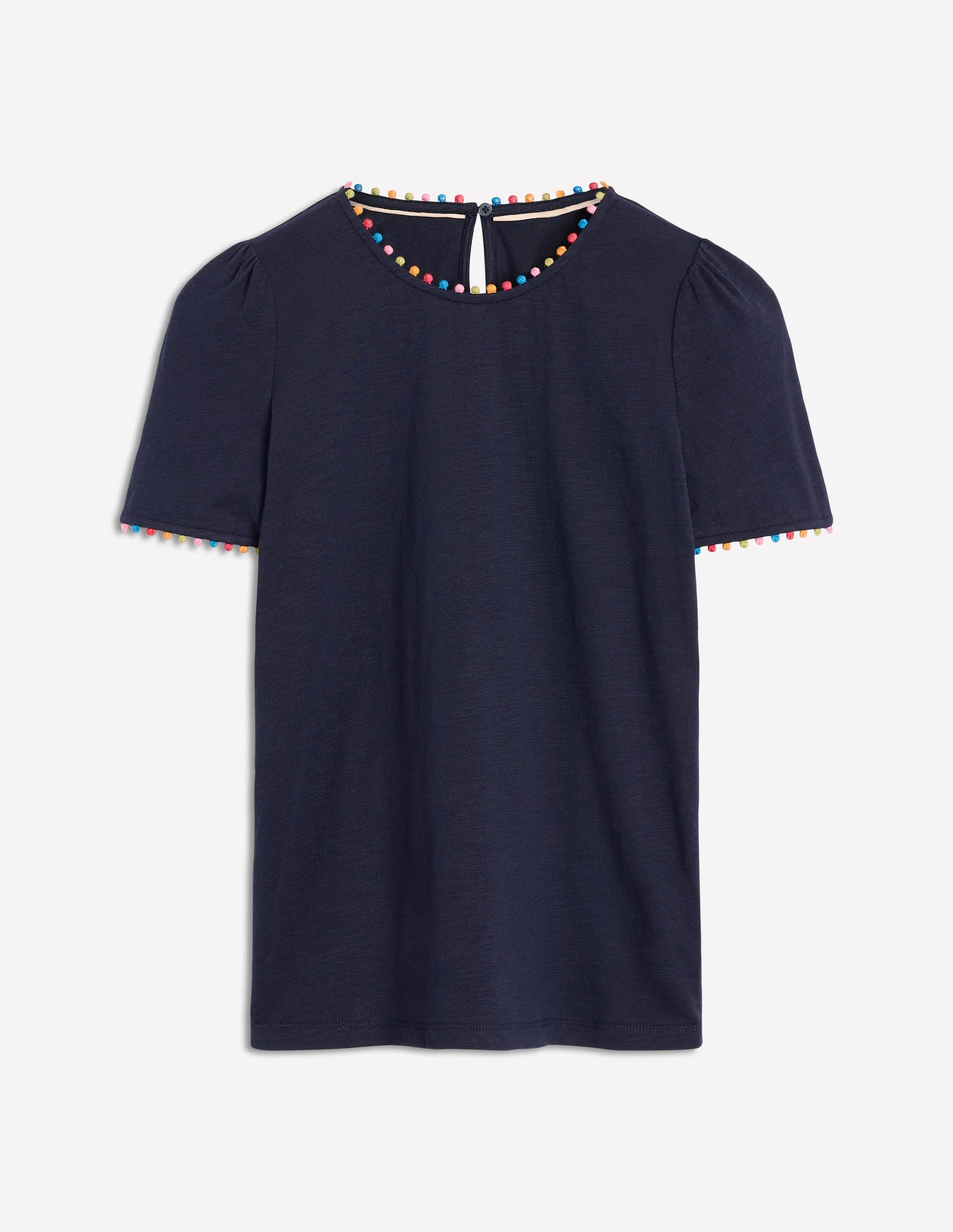 Ali Jersey T-Shirt-Navy, Multi - Image 5