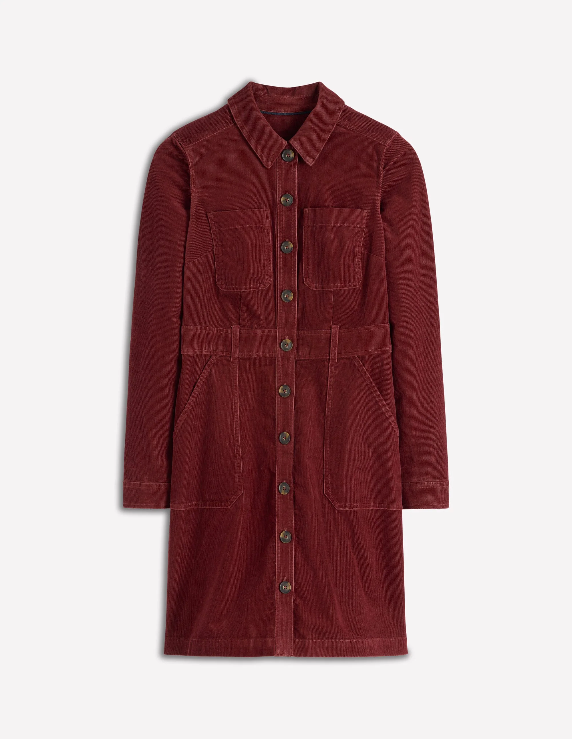 Amanda Cord Short Dress-Chestnut - Image 6