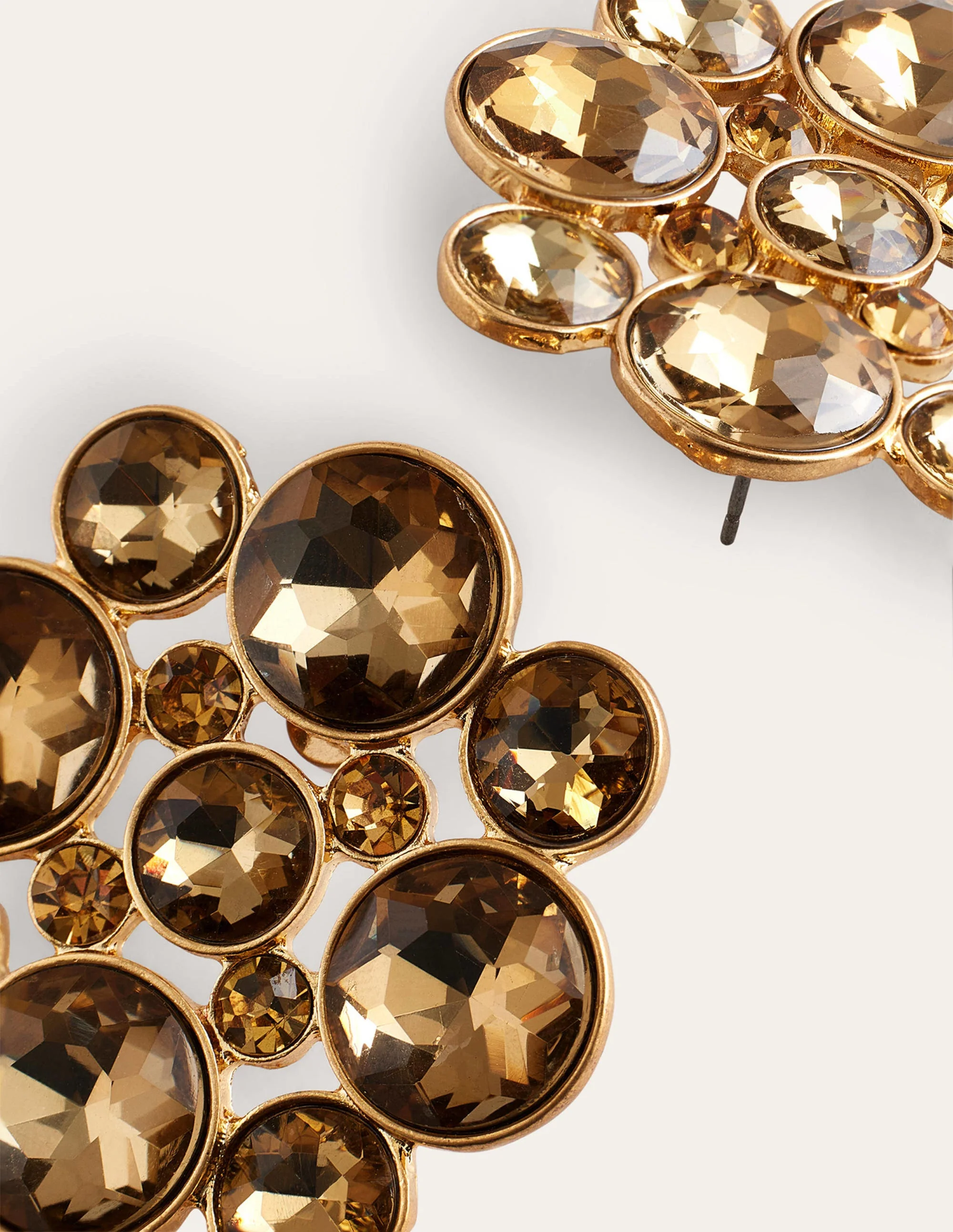 Andrea Jewel-Cluster Earrings-Gold - Image 3