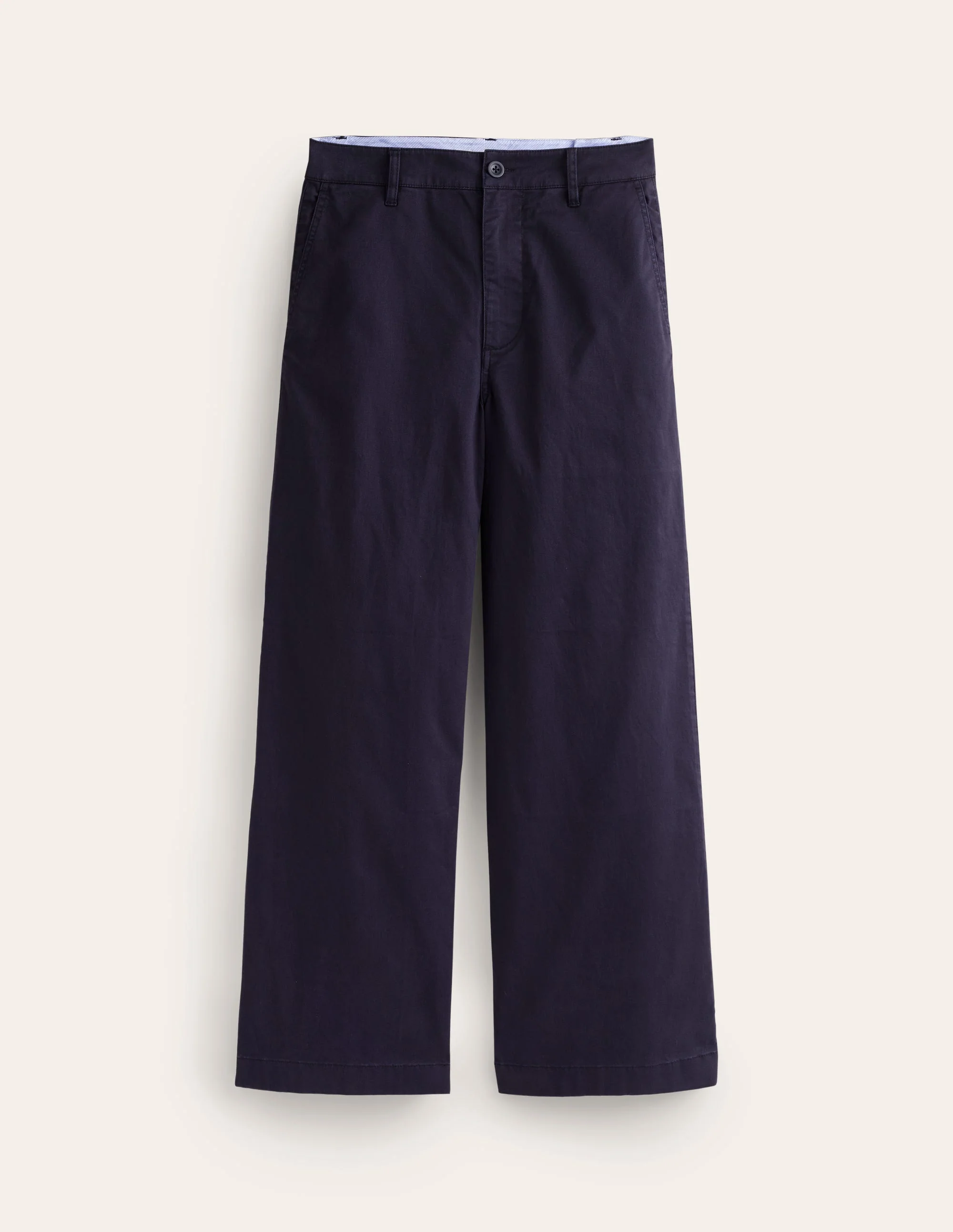 Barnsbury Crop Chino Pants-Navy - Image 5