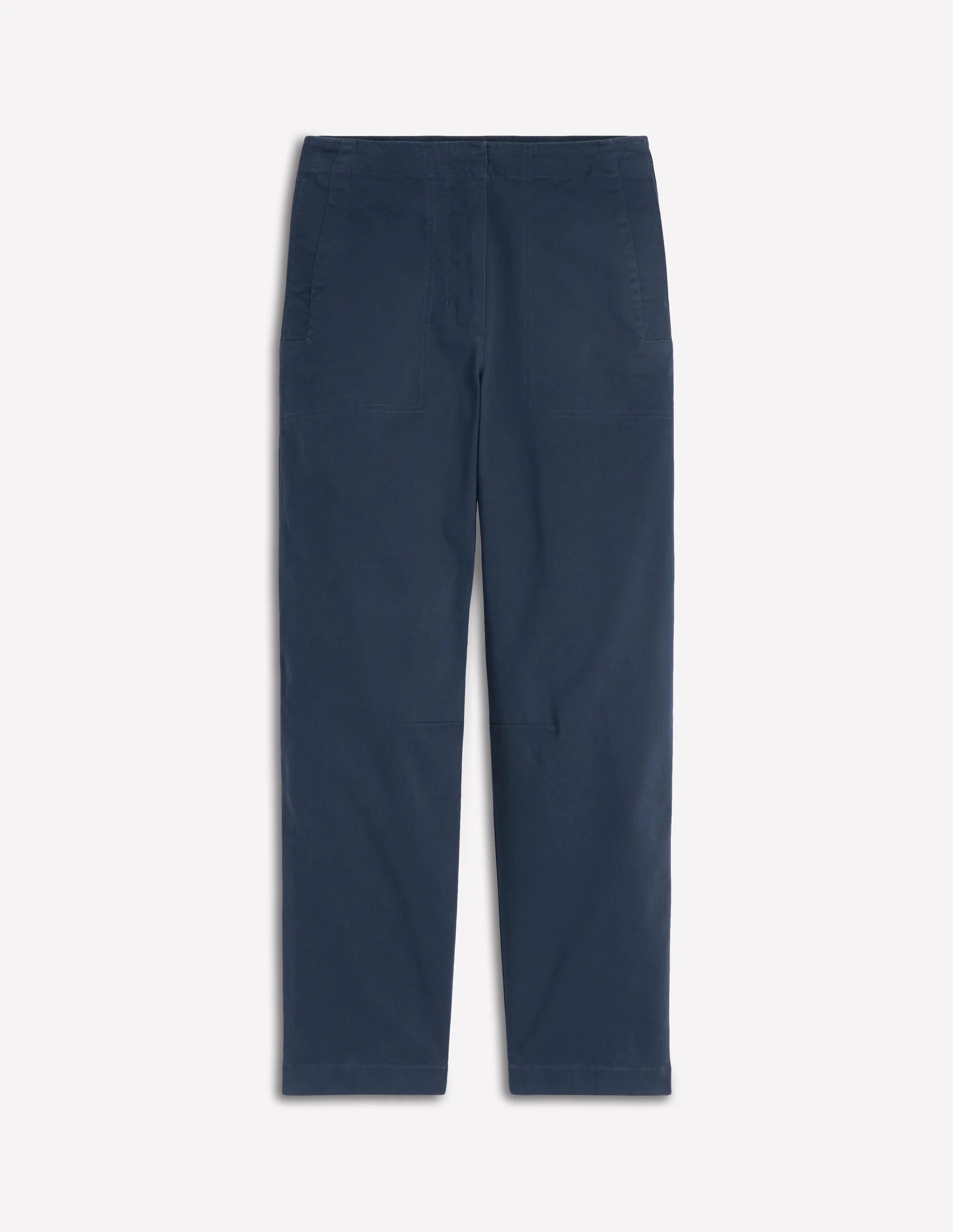 Barrel Leg Chino Pants-Navy - Image 6