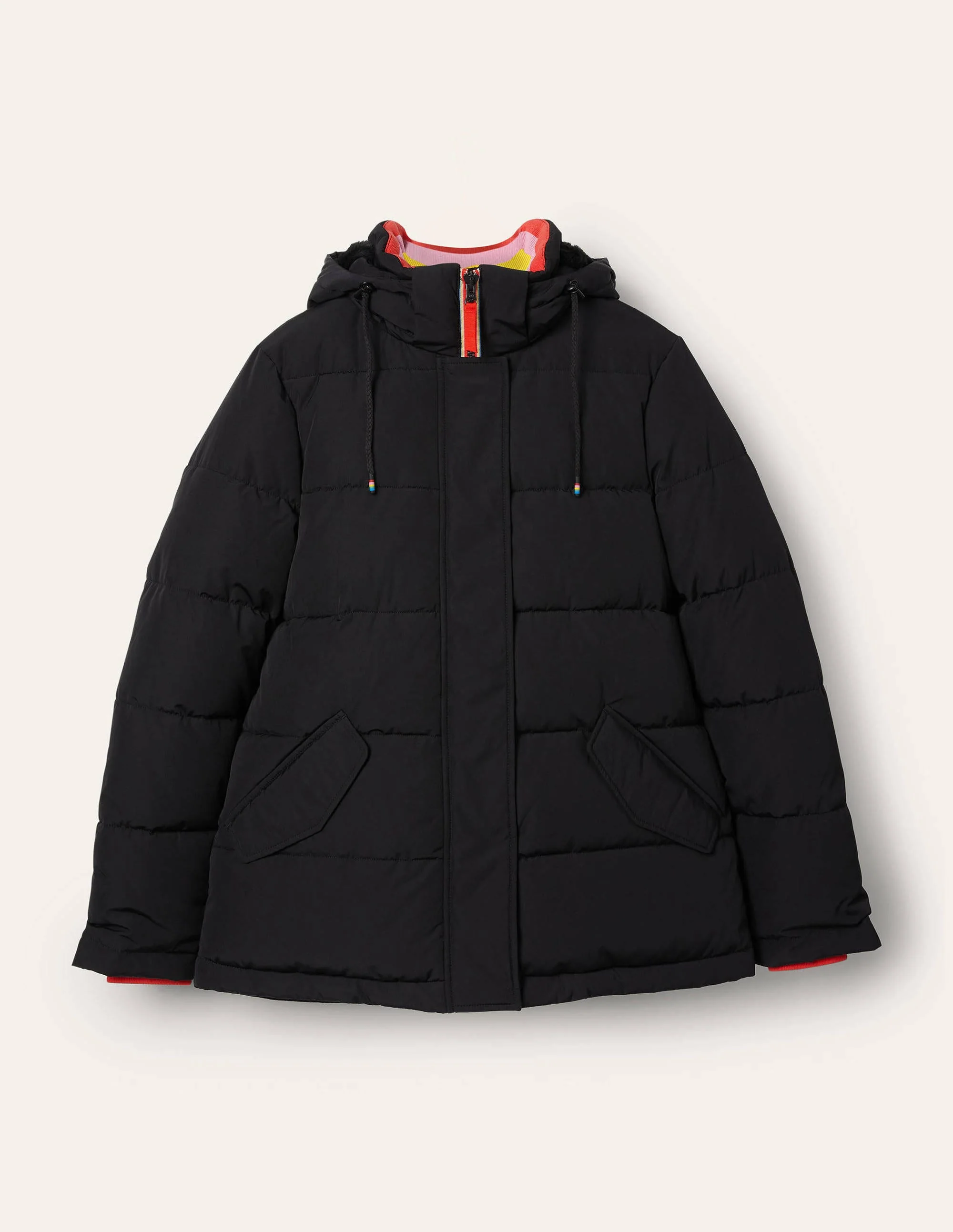 Brecon Puffer Coat-Black - Image 8