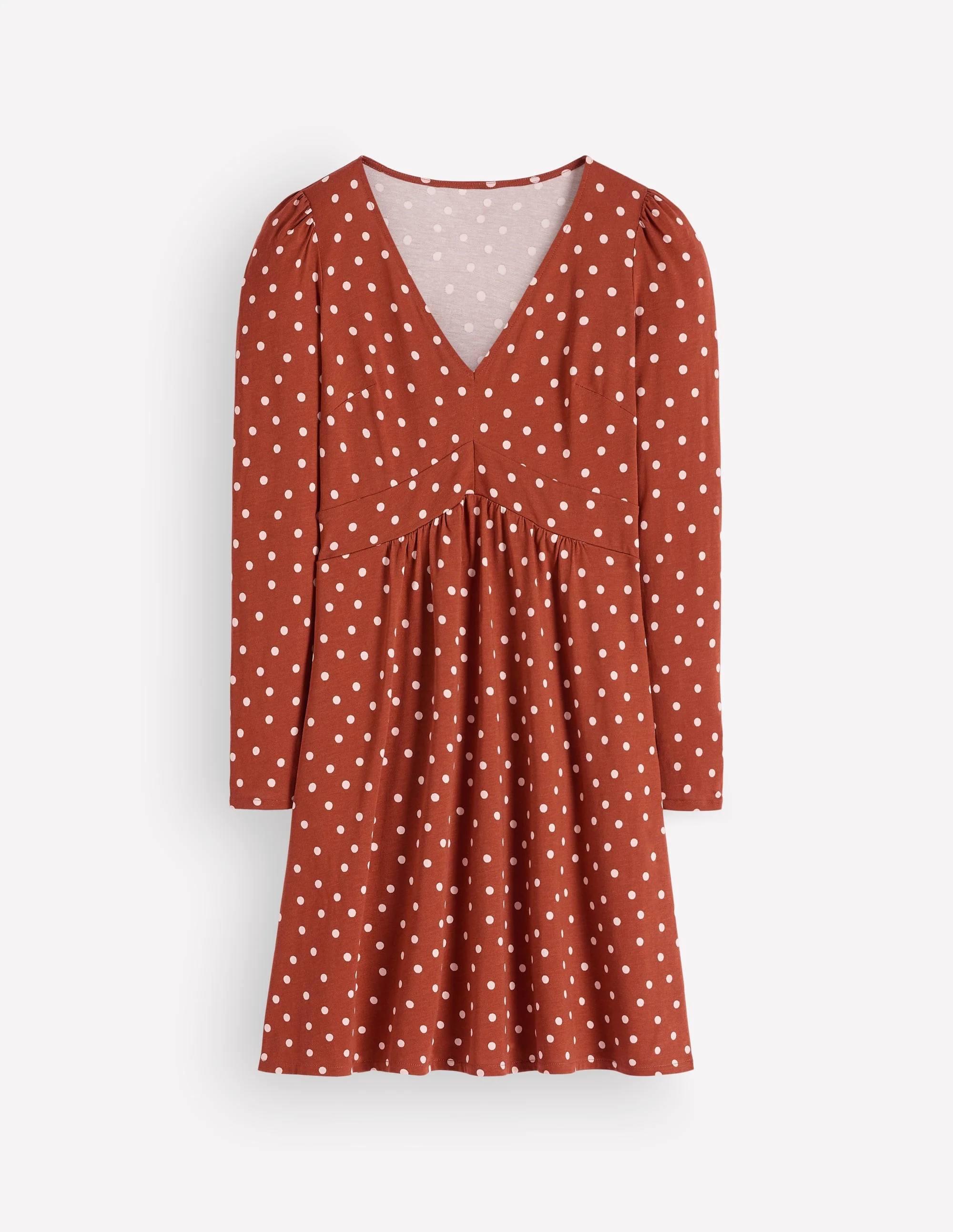 Briony Jersey Short Dress-Arabian Spice, Boden Spot - Image 6