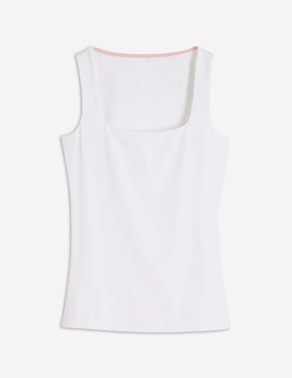 Brooke Double Layer Tank-White - Image 4