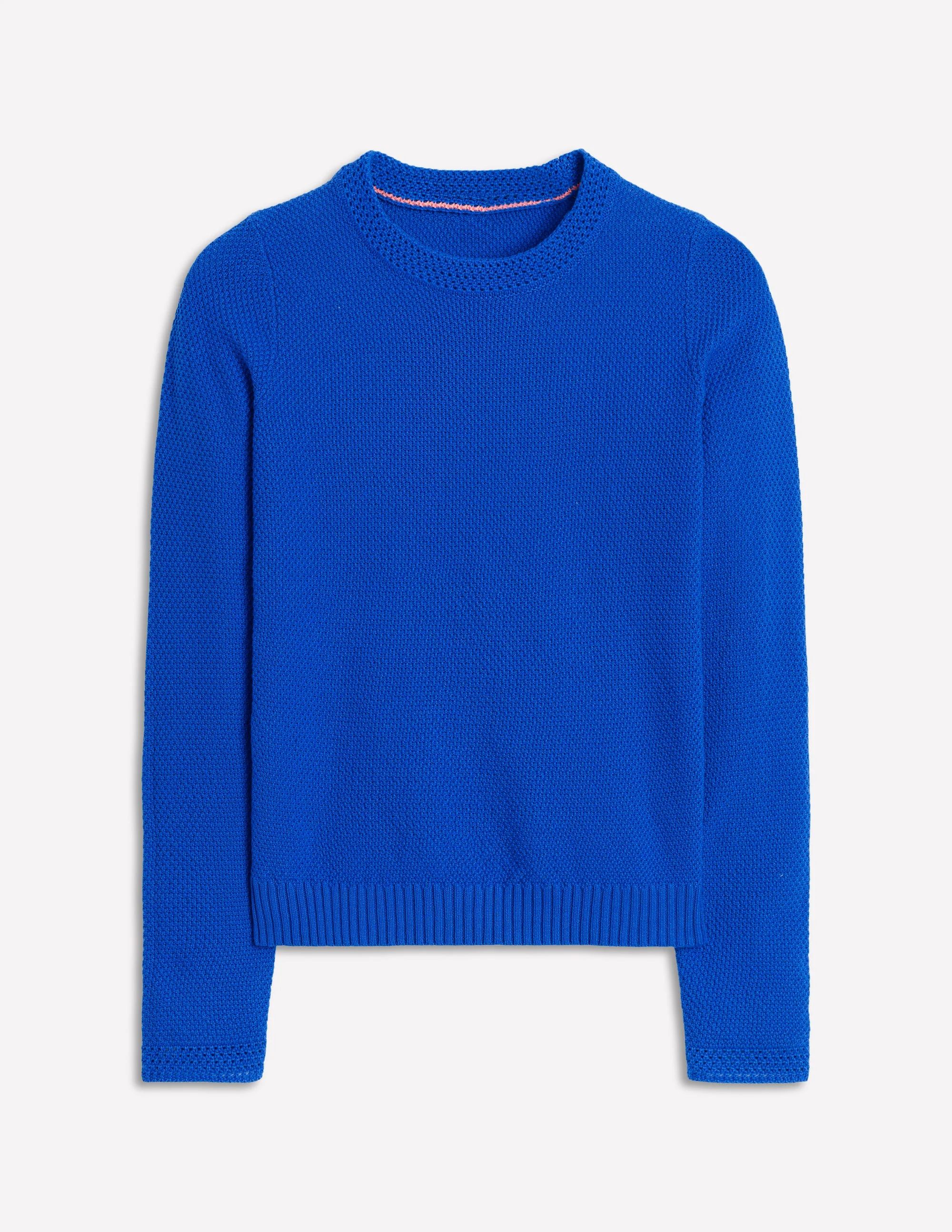 Callie Crochet Trim Sweater-Gallery Blue - Image 7