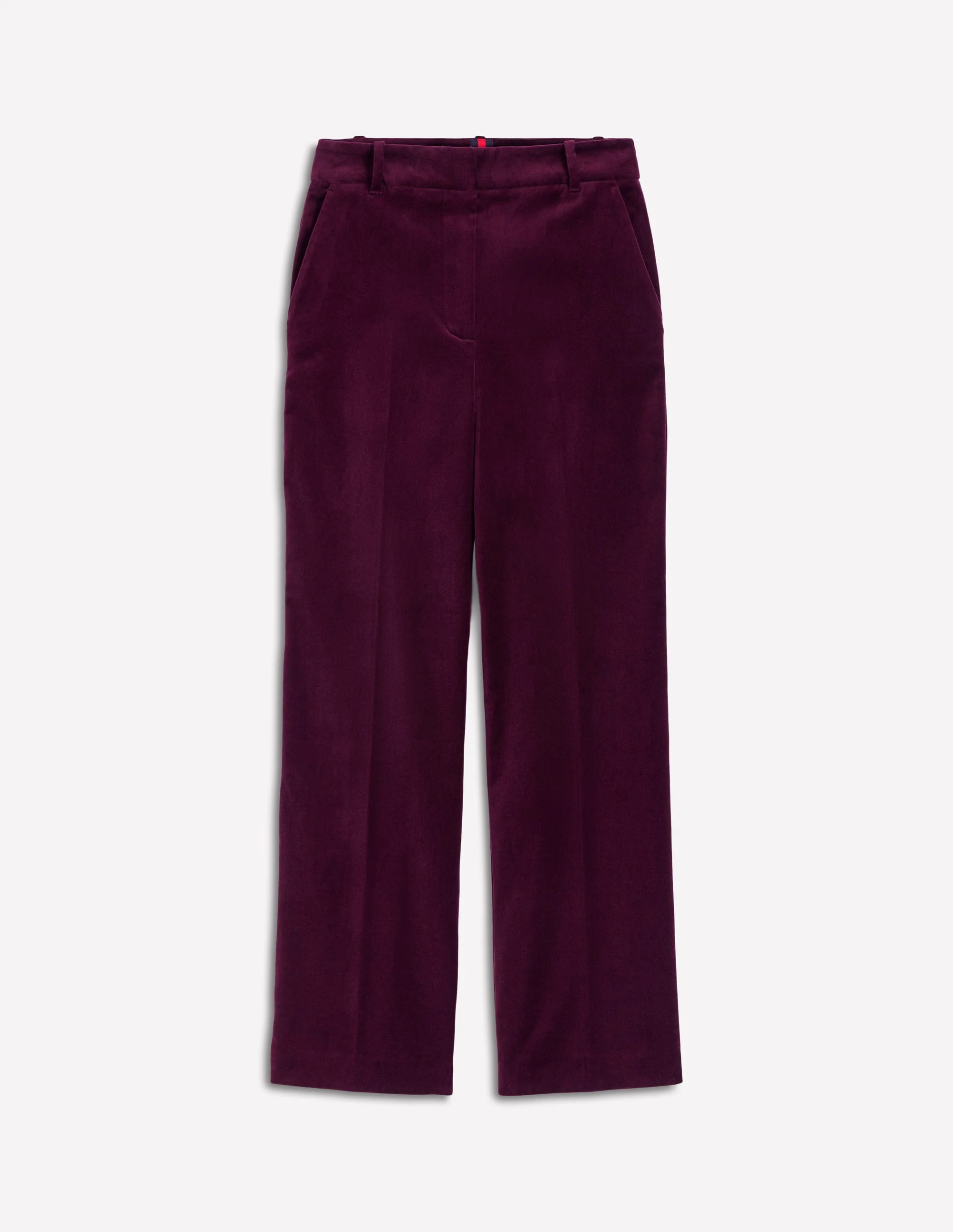 Canonbury Velvet Pants-Dark Cherry - Image 7