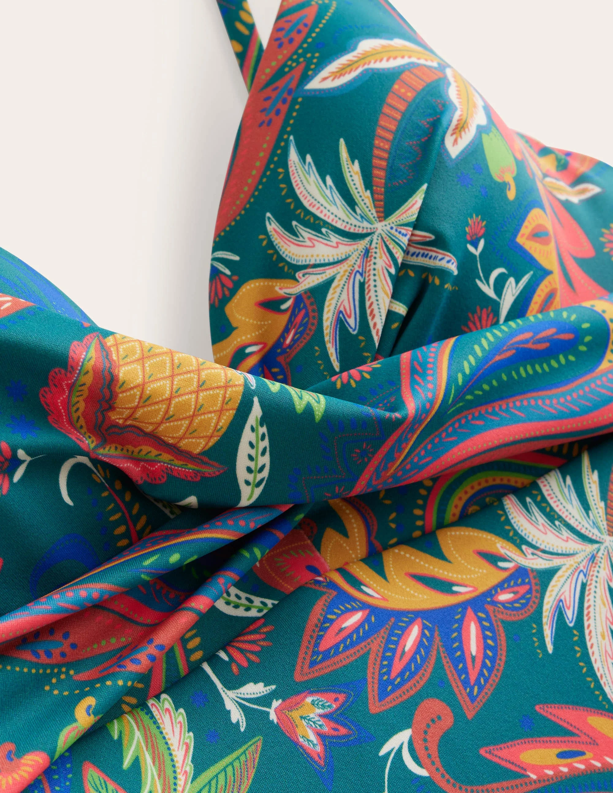 Capri Cup-size Swimsuit-Emerald, Paradise Paisley - Image 6