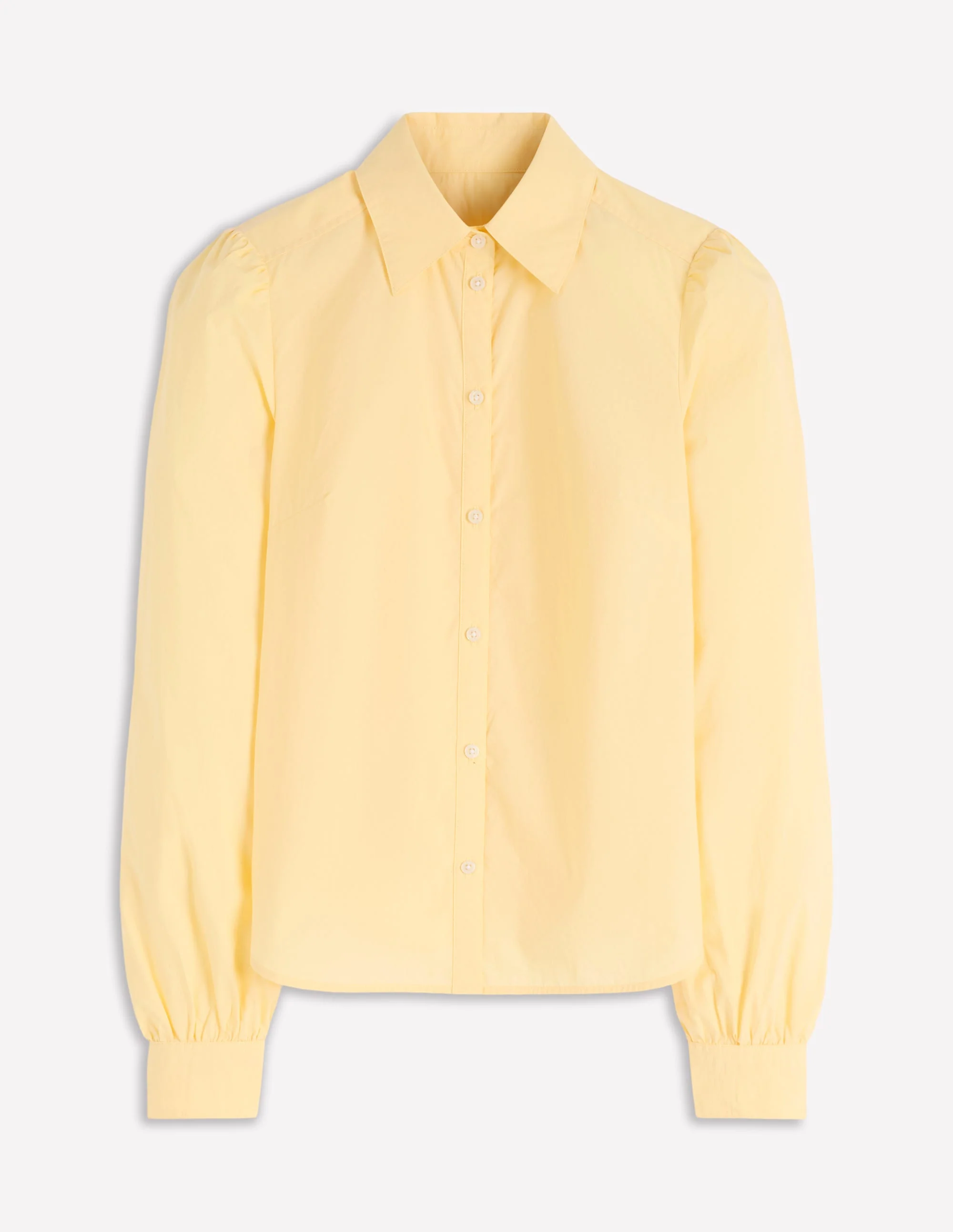 Cara Cotton Shirt-Buttercream - Image 5