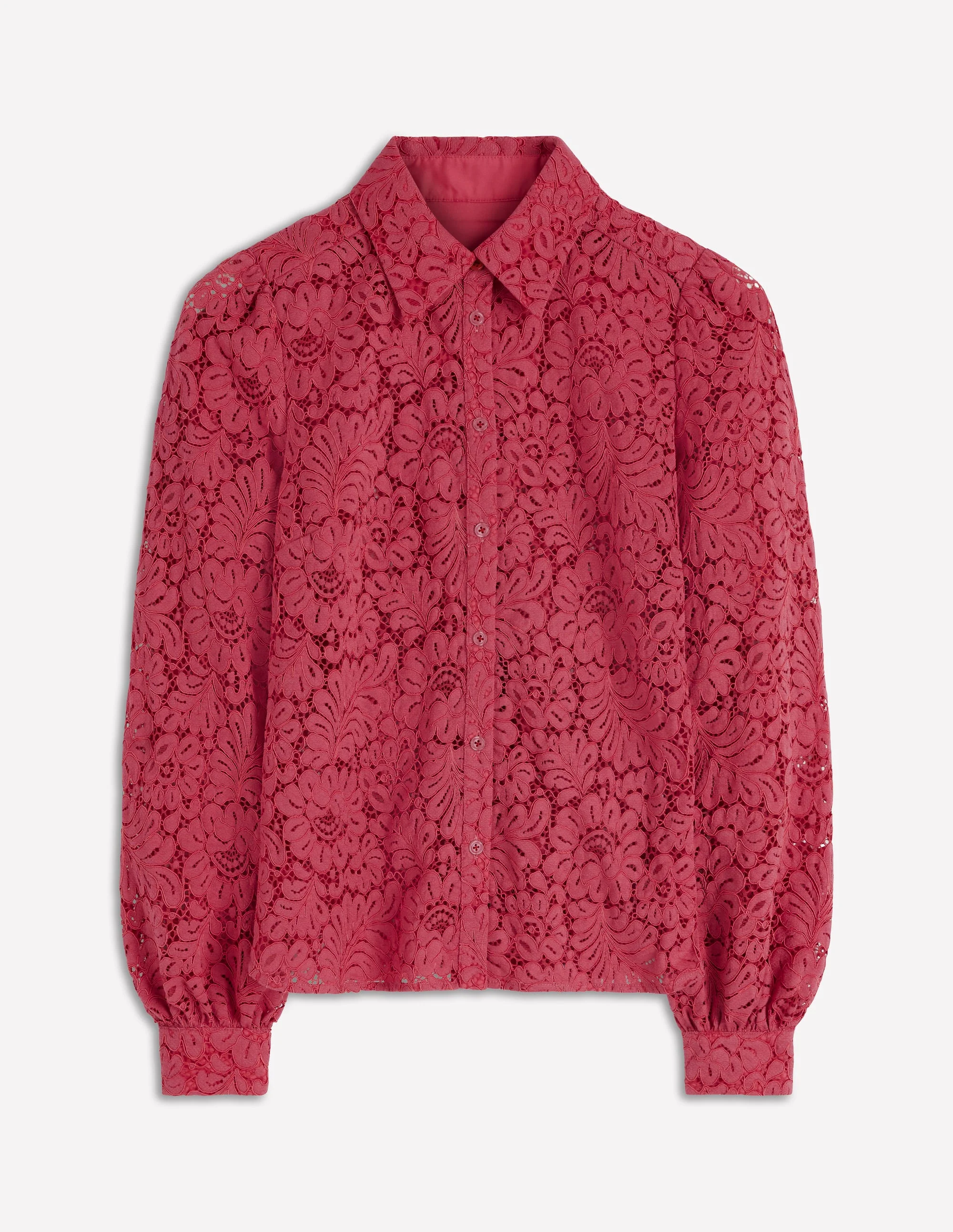 Cara Lace Shirt-Cherry Blush - Image 6
