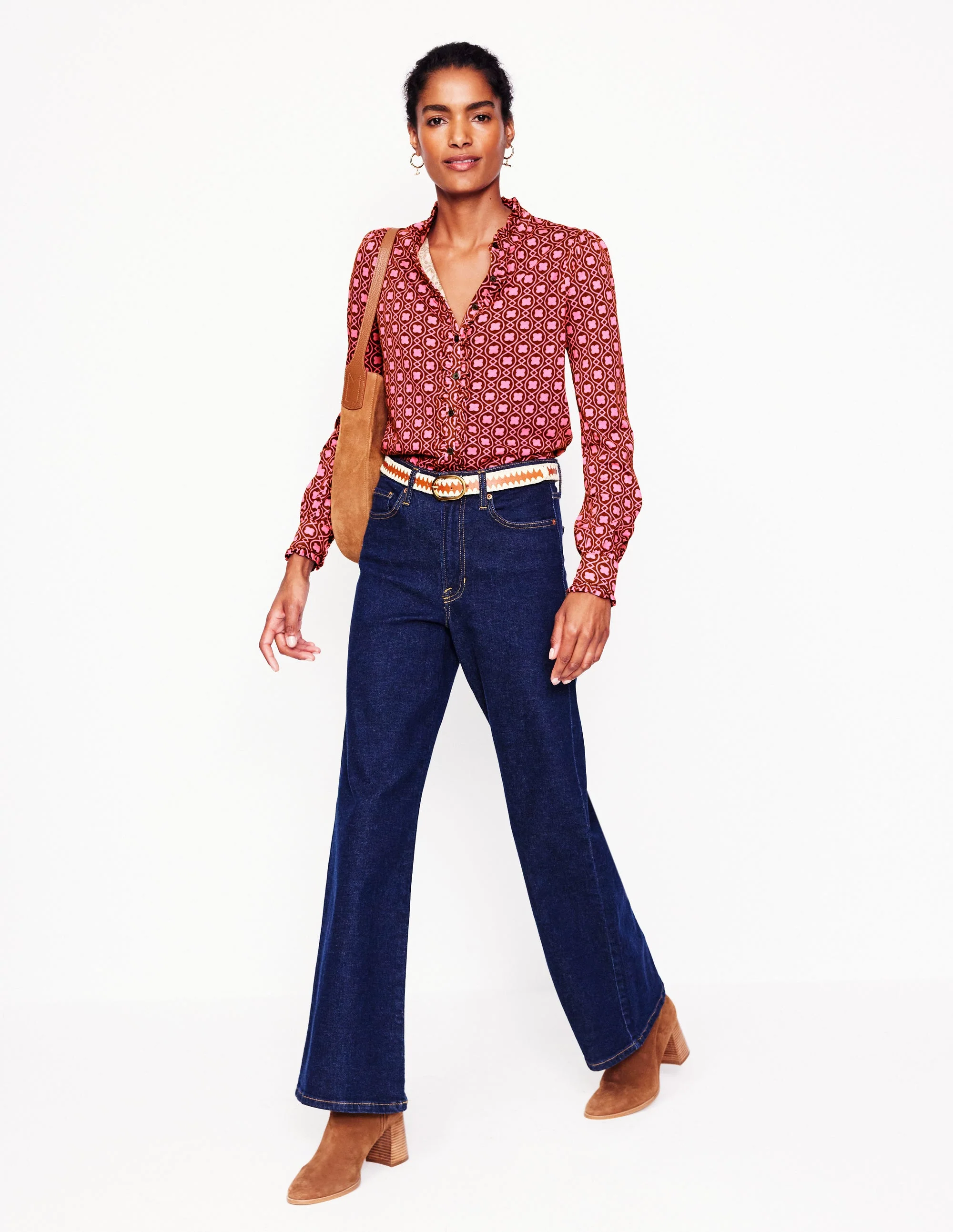 Caroline Jersey Shirt-Party Pink, Clover Terrace - Image 4