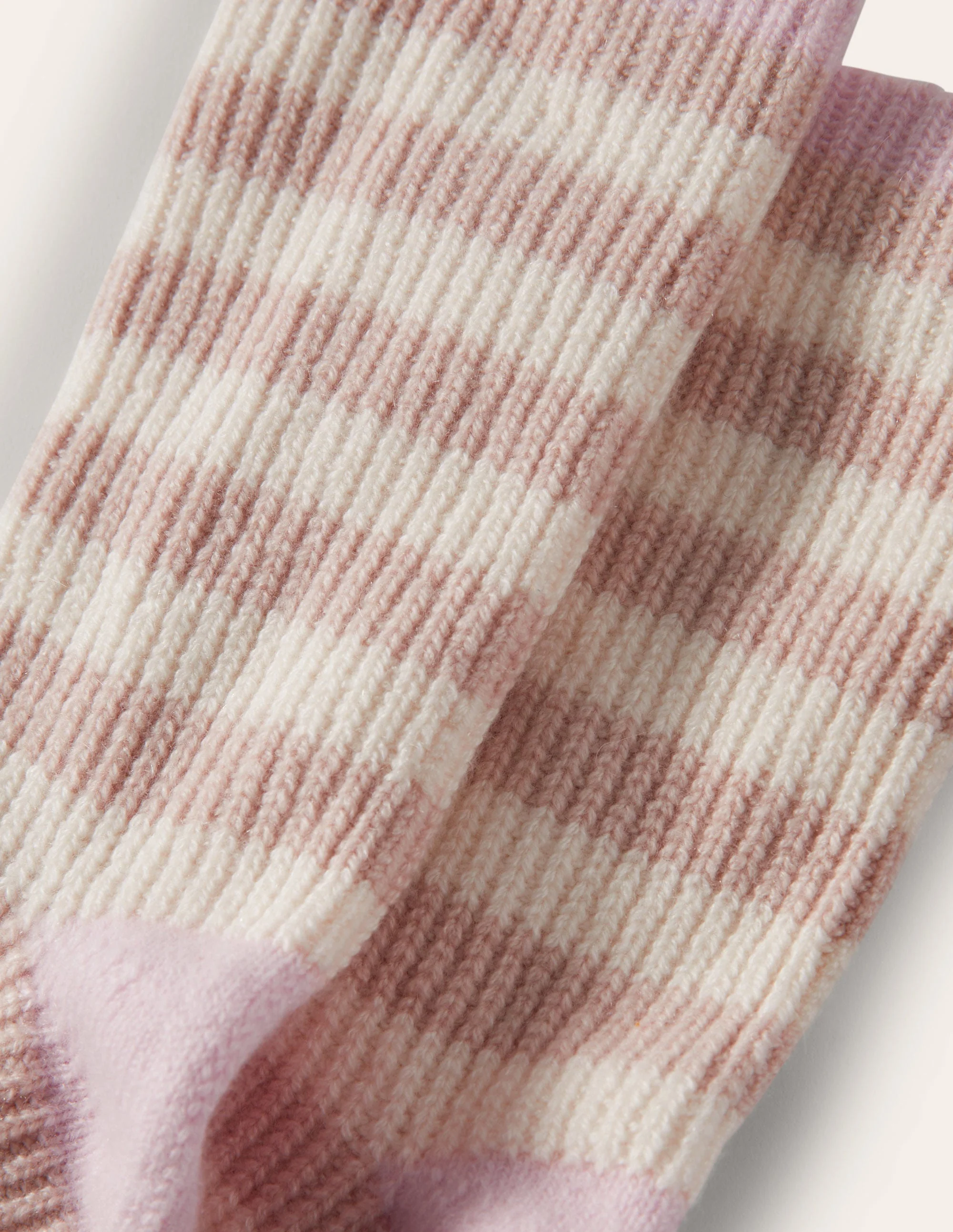 Cashmere Bed Socks-Rope/Ivory/Milkshake - Image 3