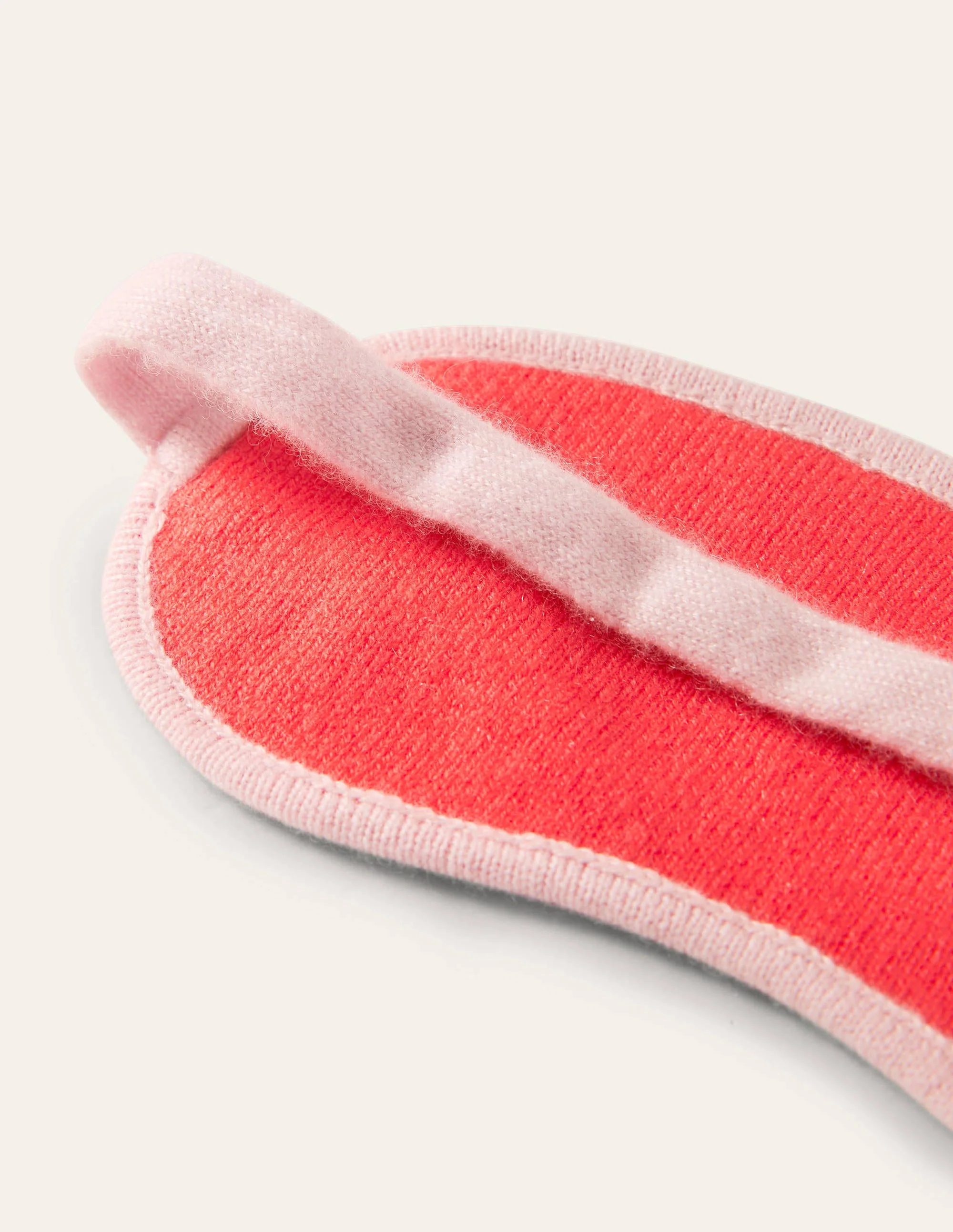 Cashmere Eye Mask-Milkshake/Coral Crush - Image 2