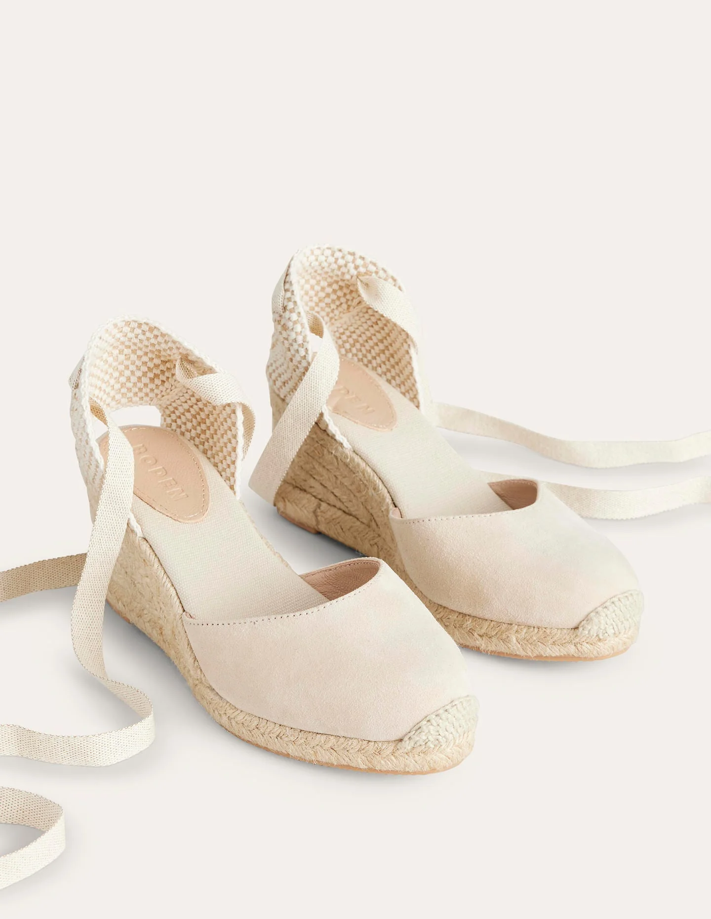 Cassie Espadrille Wedge-Oatmeal - Image 3