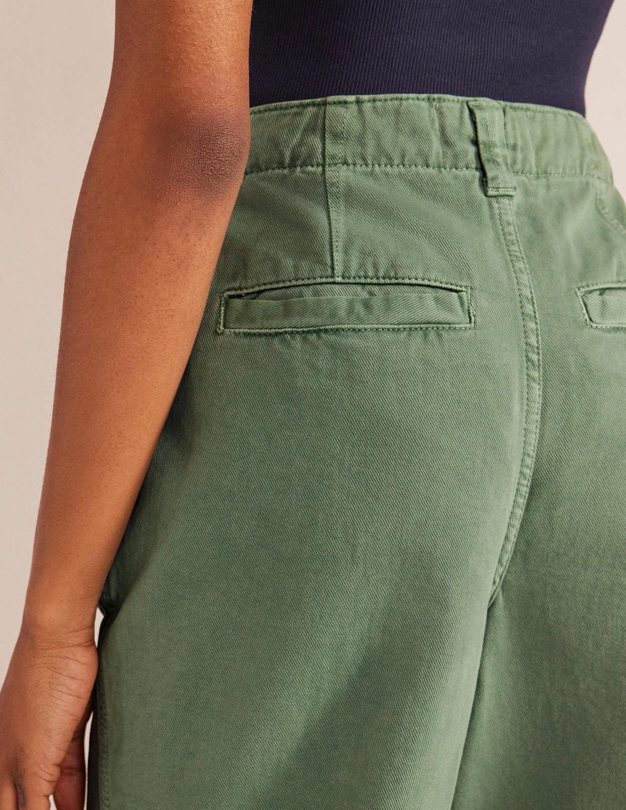 Casual Cotton Pants-Seaspray - Image 2