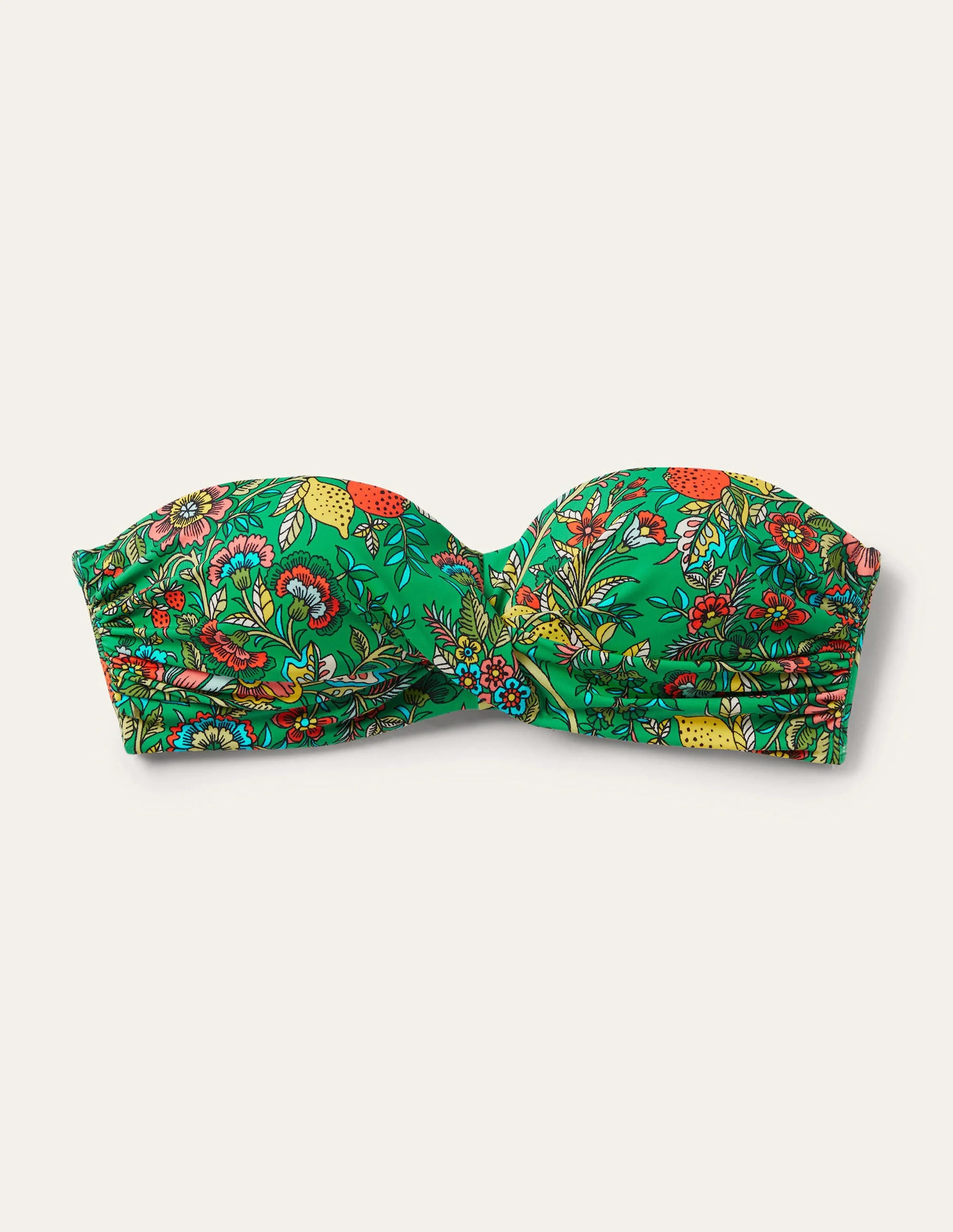 Catania Cup-size Bikini Top-Rich Emerald, Tropic Meadow - Image 6