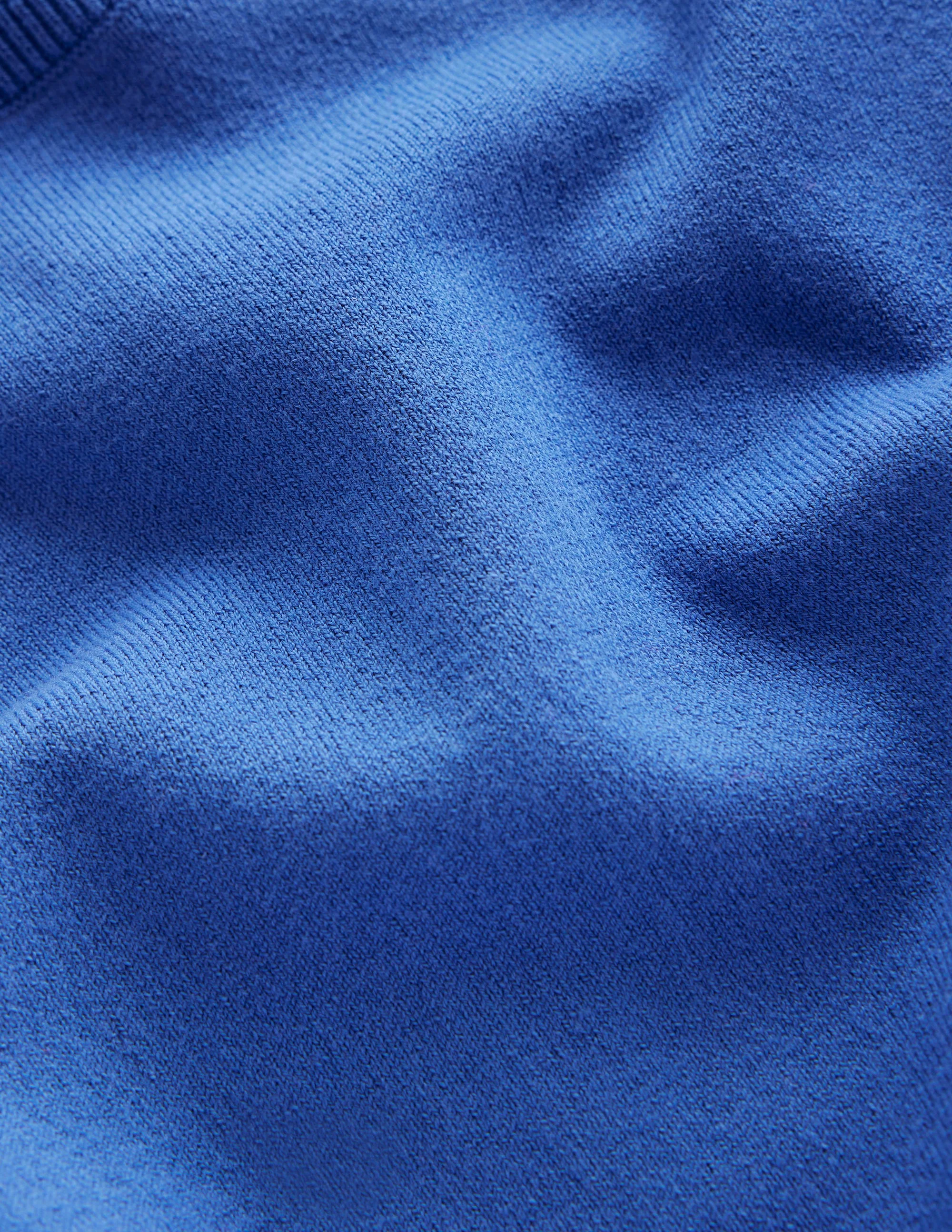 Catriona Cotton Crew Jumper-Blue Jay - Image 6