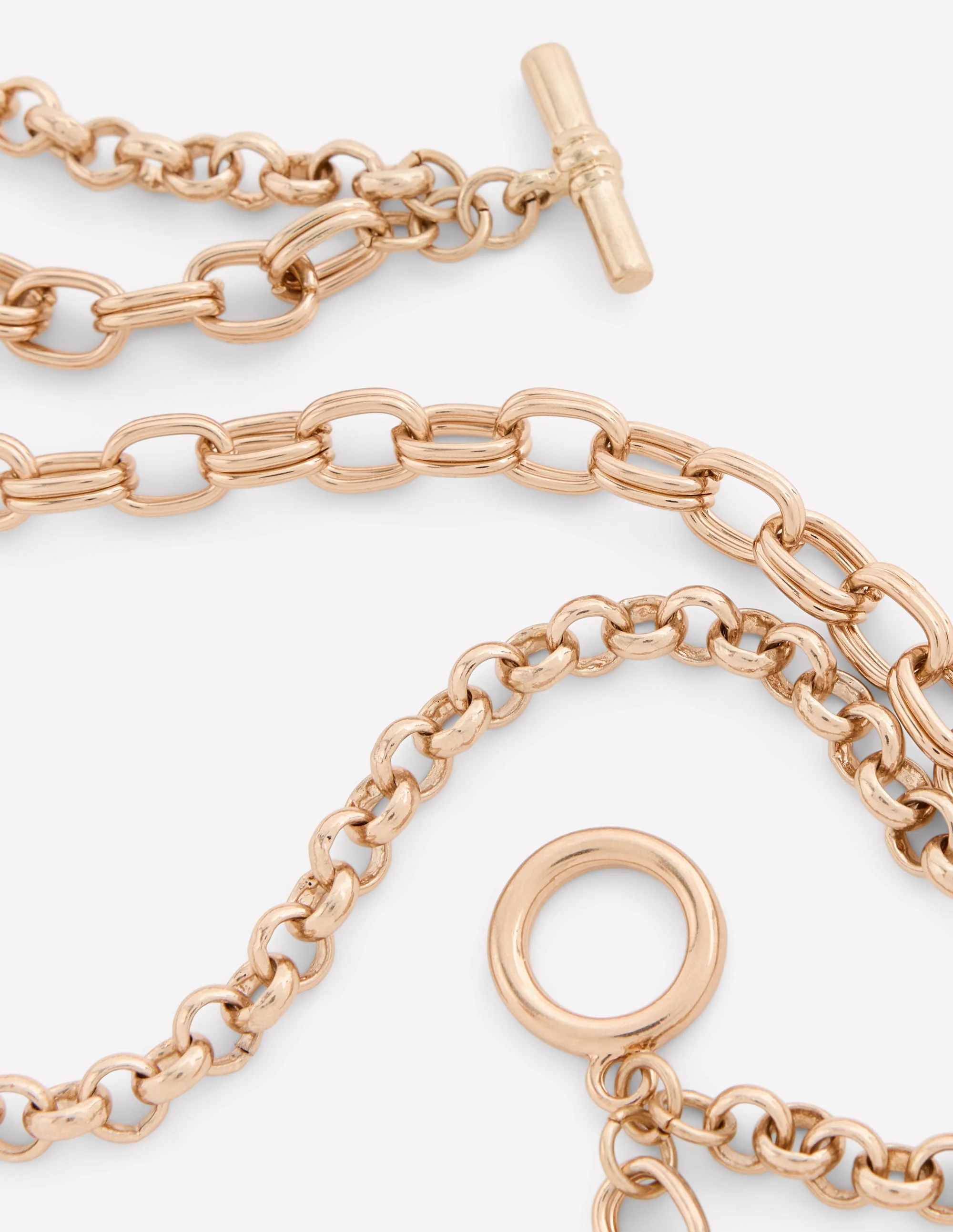 Chain Layer Necklace-Gold - Image 2