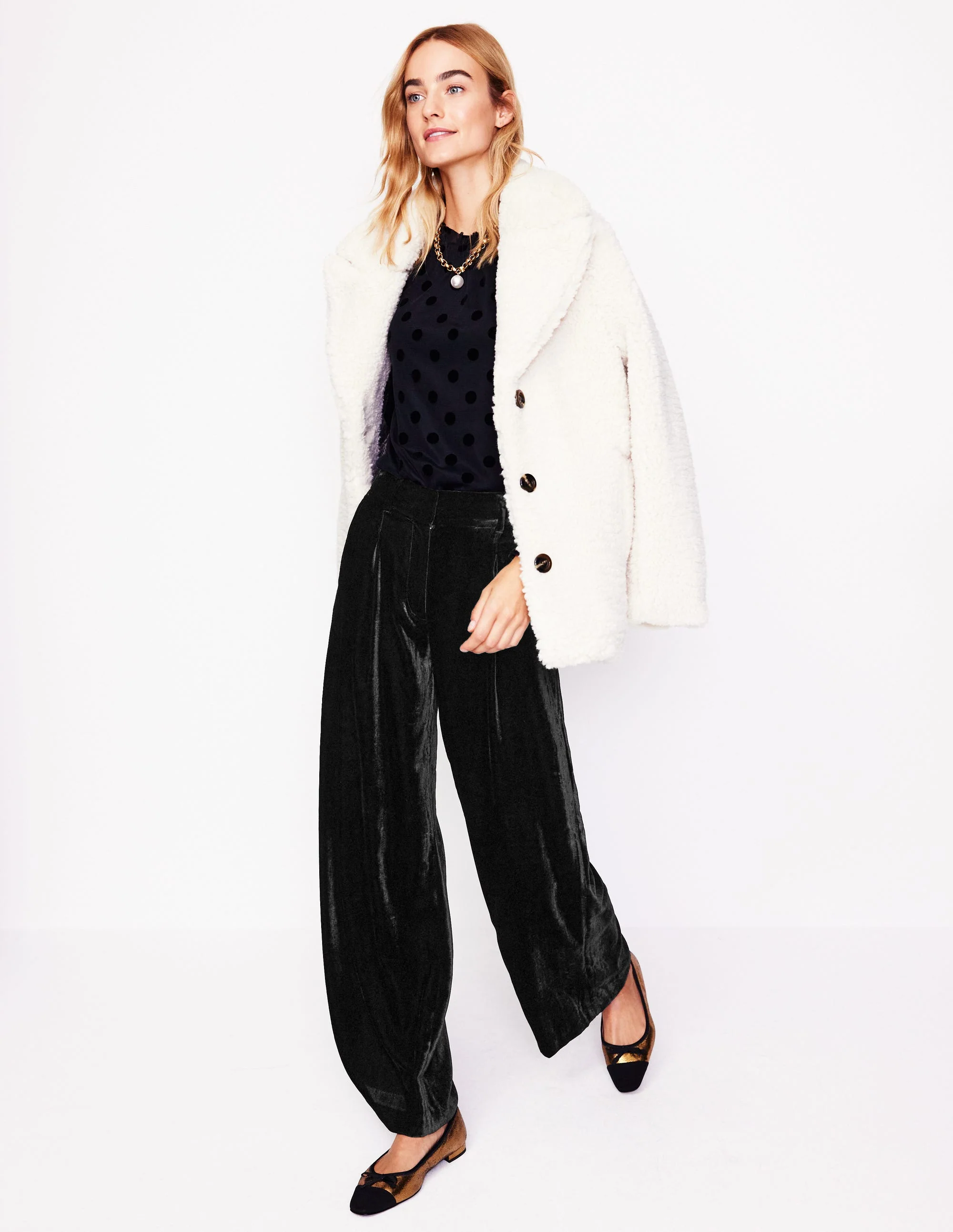Chiswick Velvet Pants-Black - Image 5