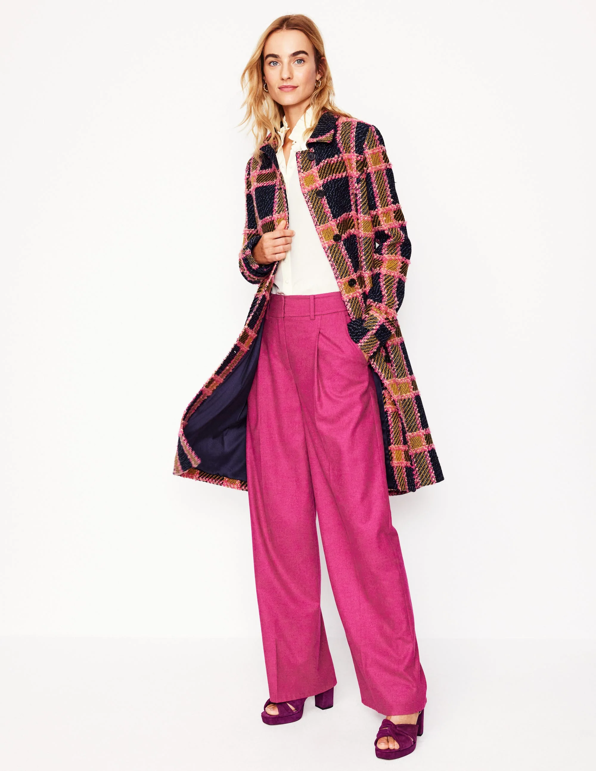 Chiswick Wool Blend Pants-Cherry Jam - Image 6