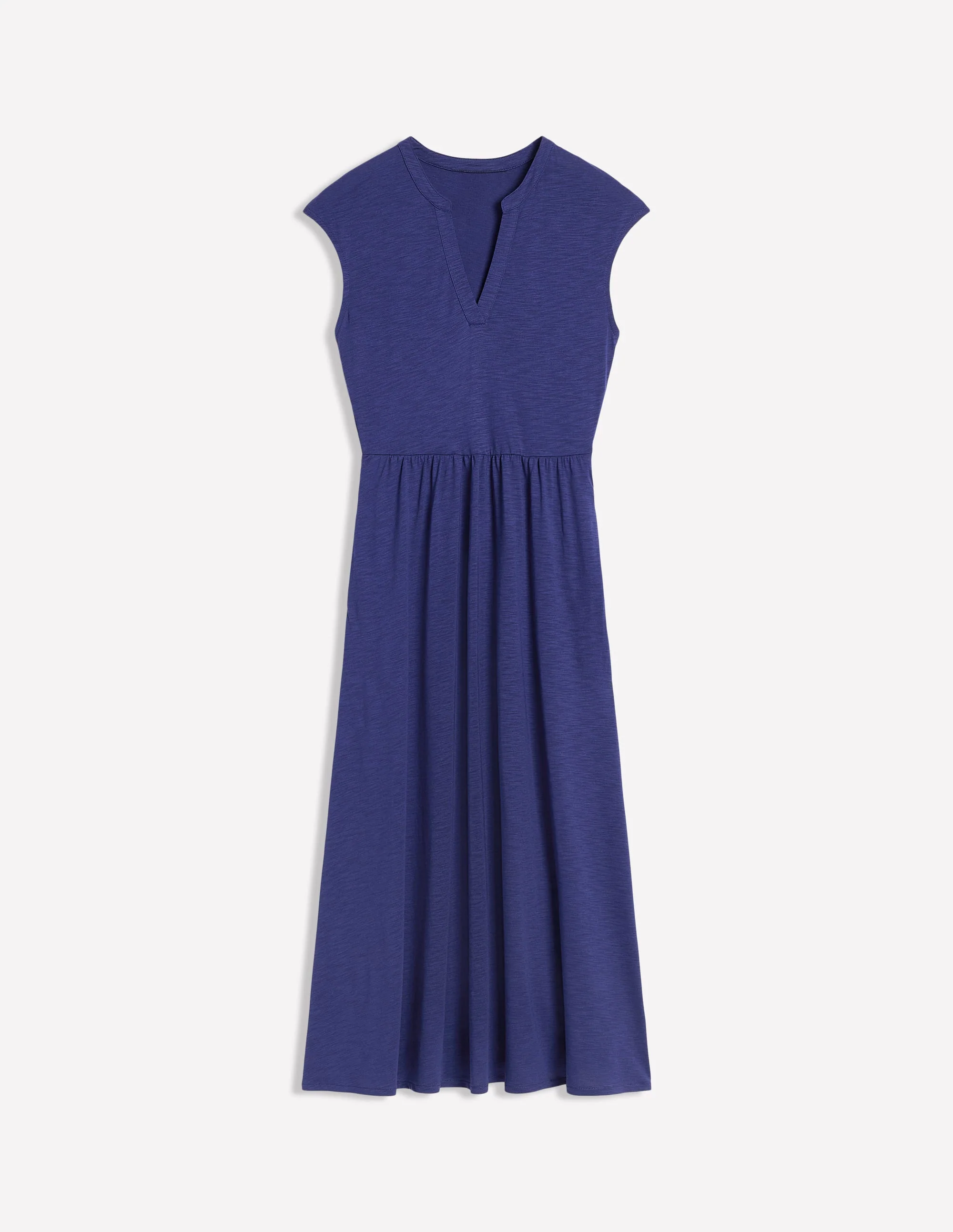 Chloe Jersey Midi Dress-Starboard Blue - Image 7