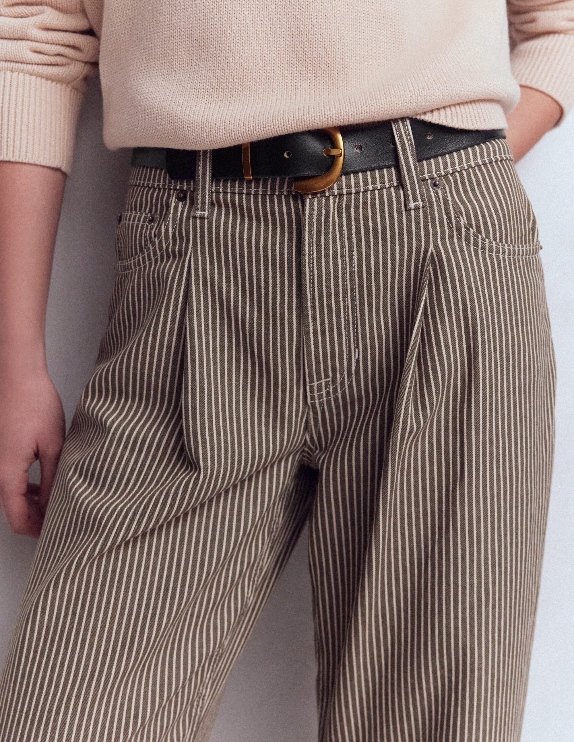 Chunky Buckle Belt-Black - Image 2