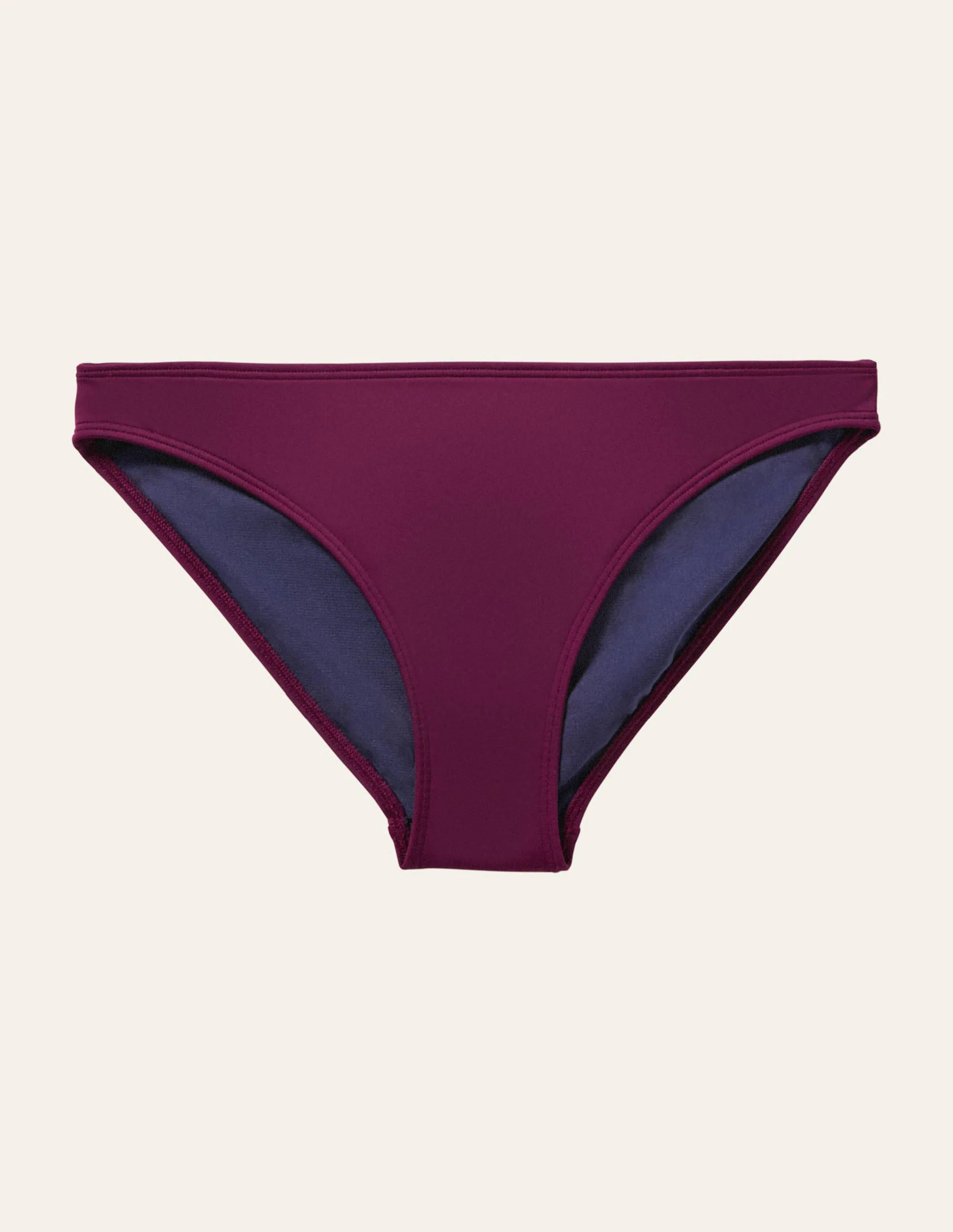 Classic Bikini Bottoms-Chocolate and Blue Painted Dot - Image 7
