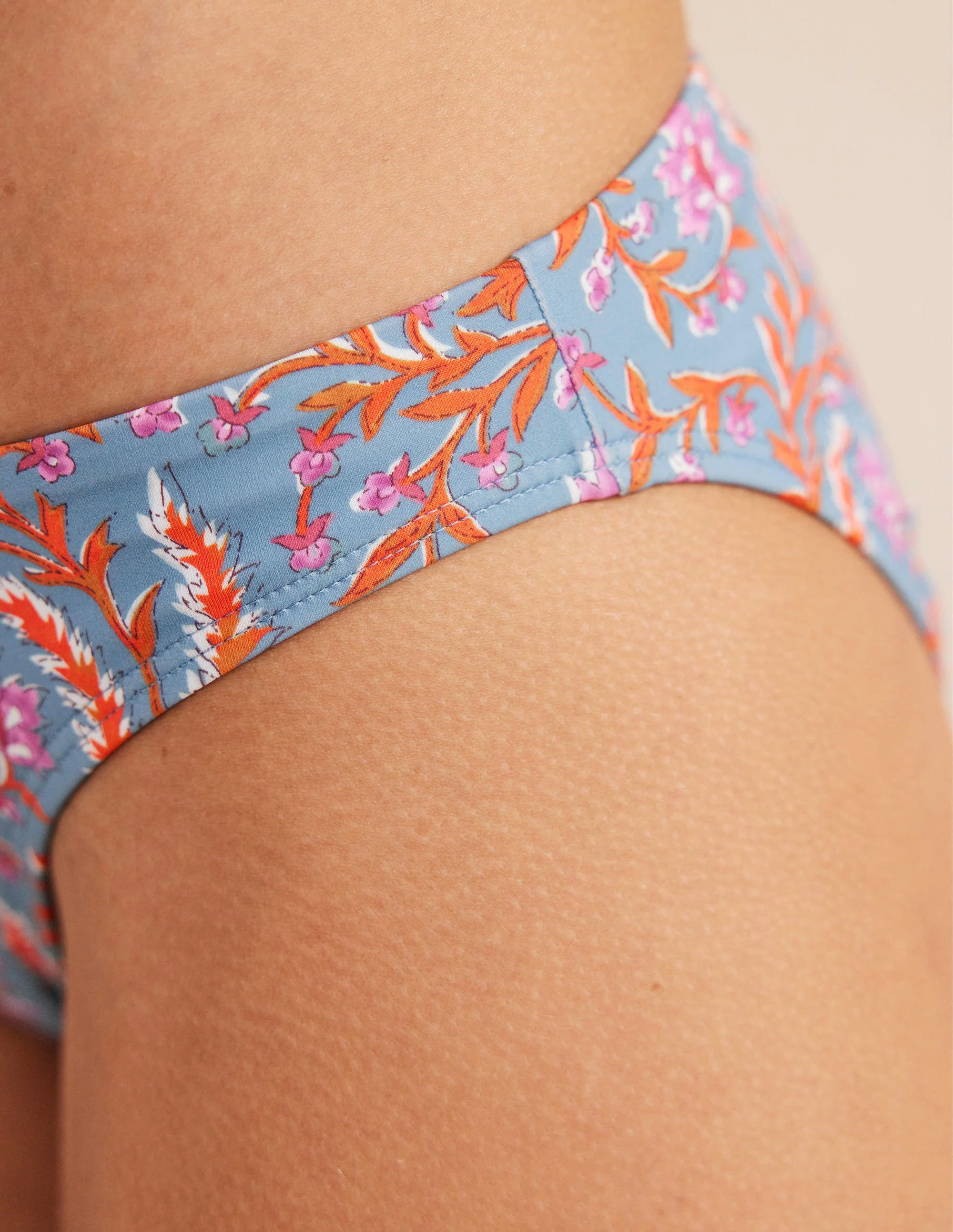Classic Bikini Bottoms-Delph Blue, Opulent Vine - Image 2