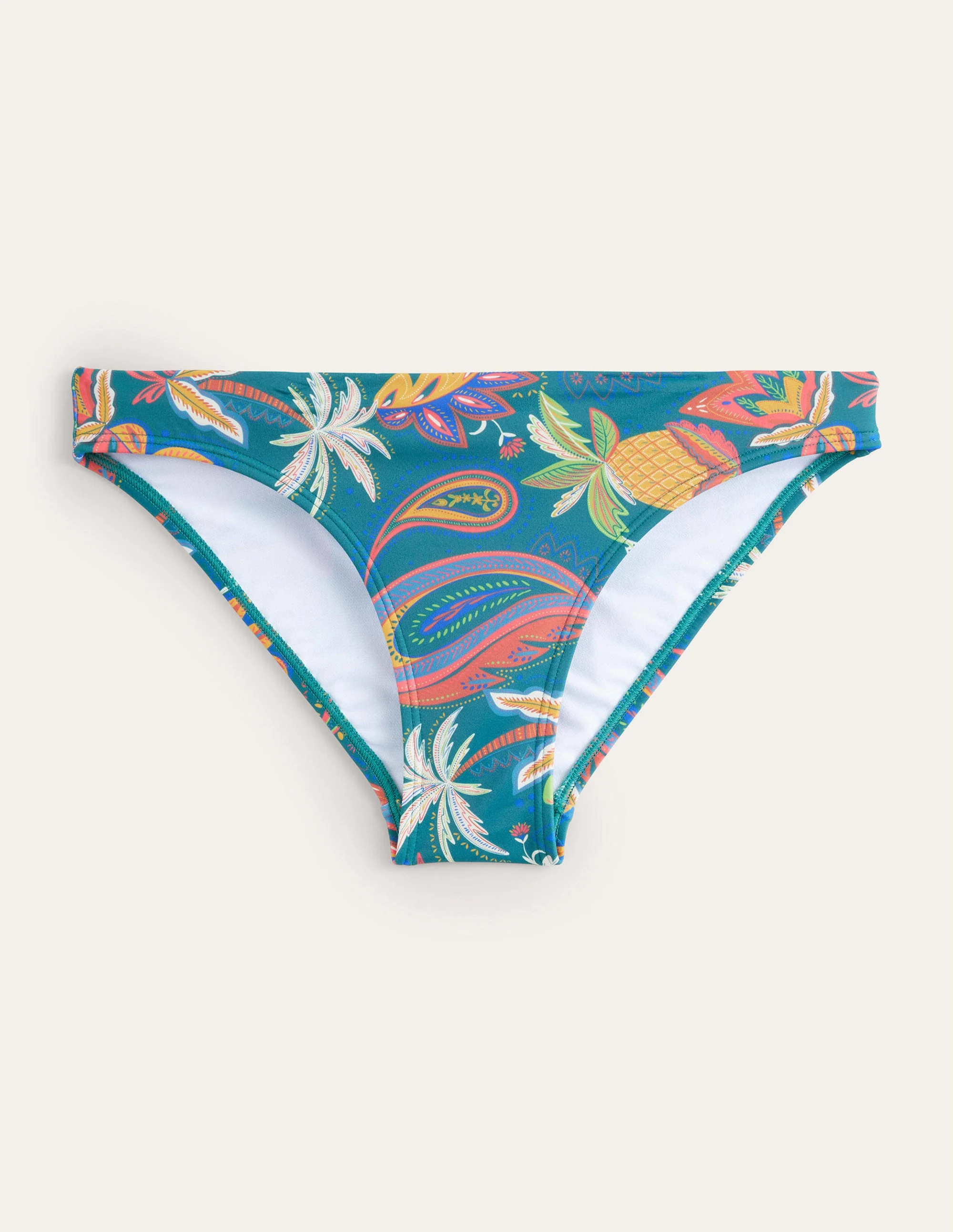Classic Bikini Bottoms-Emerald, Paradise Paisley - Image 5
