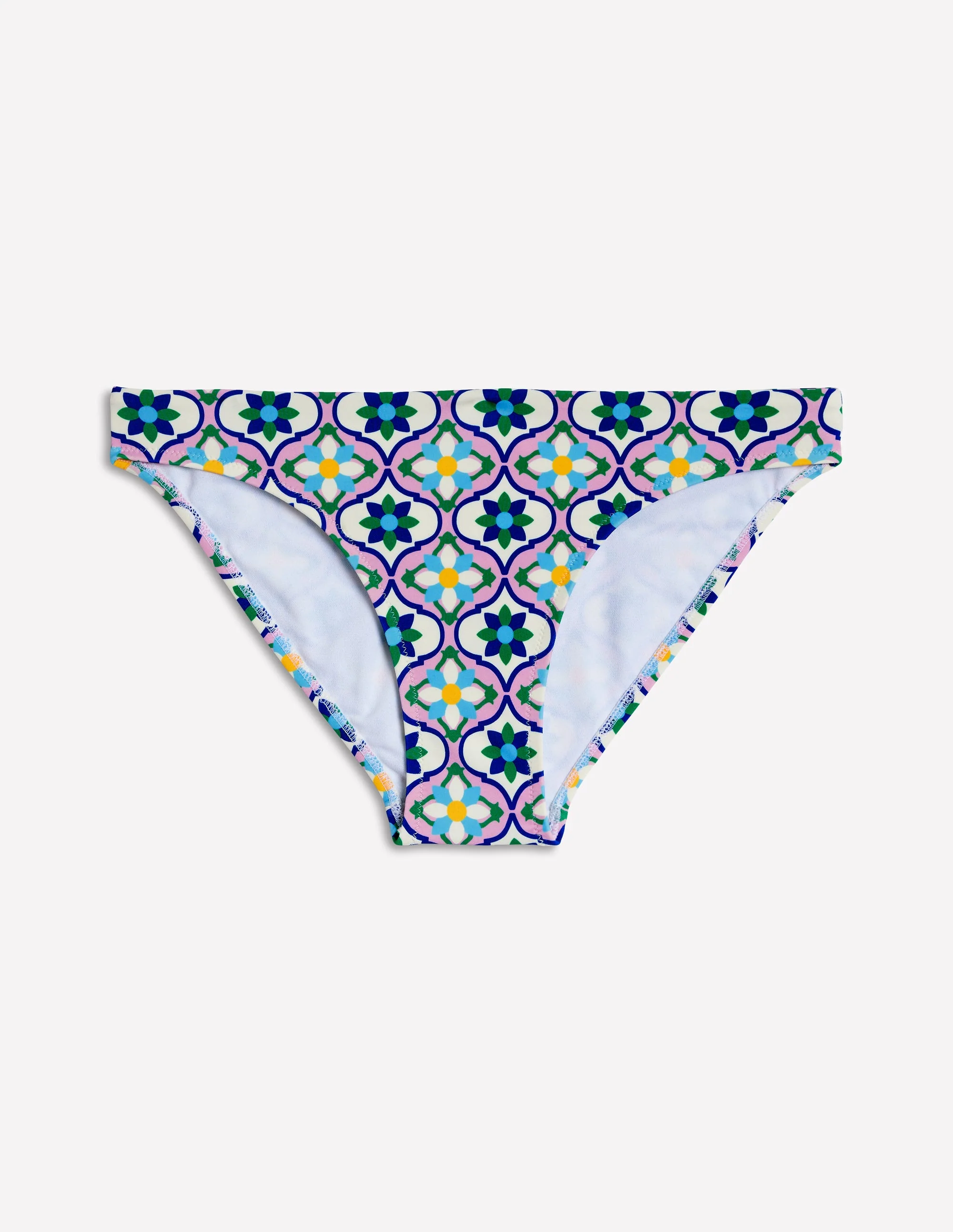 Classic Bikini Bottoms-Multi, Floweret Tile - Image 5