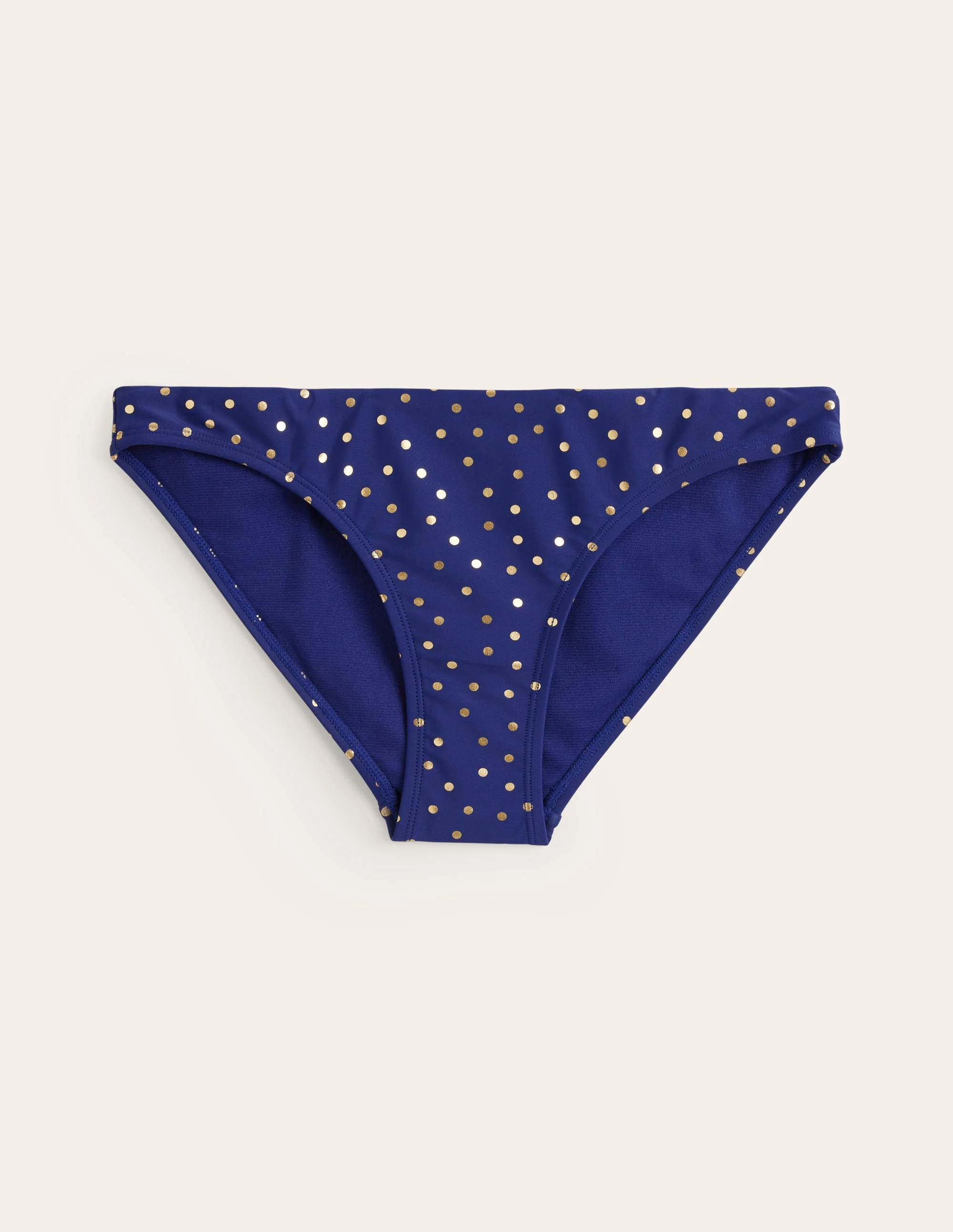 Classic Bikini Bottoms-Navy Foil Spot - Image 5