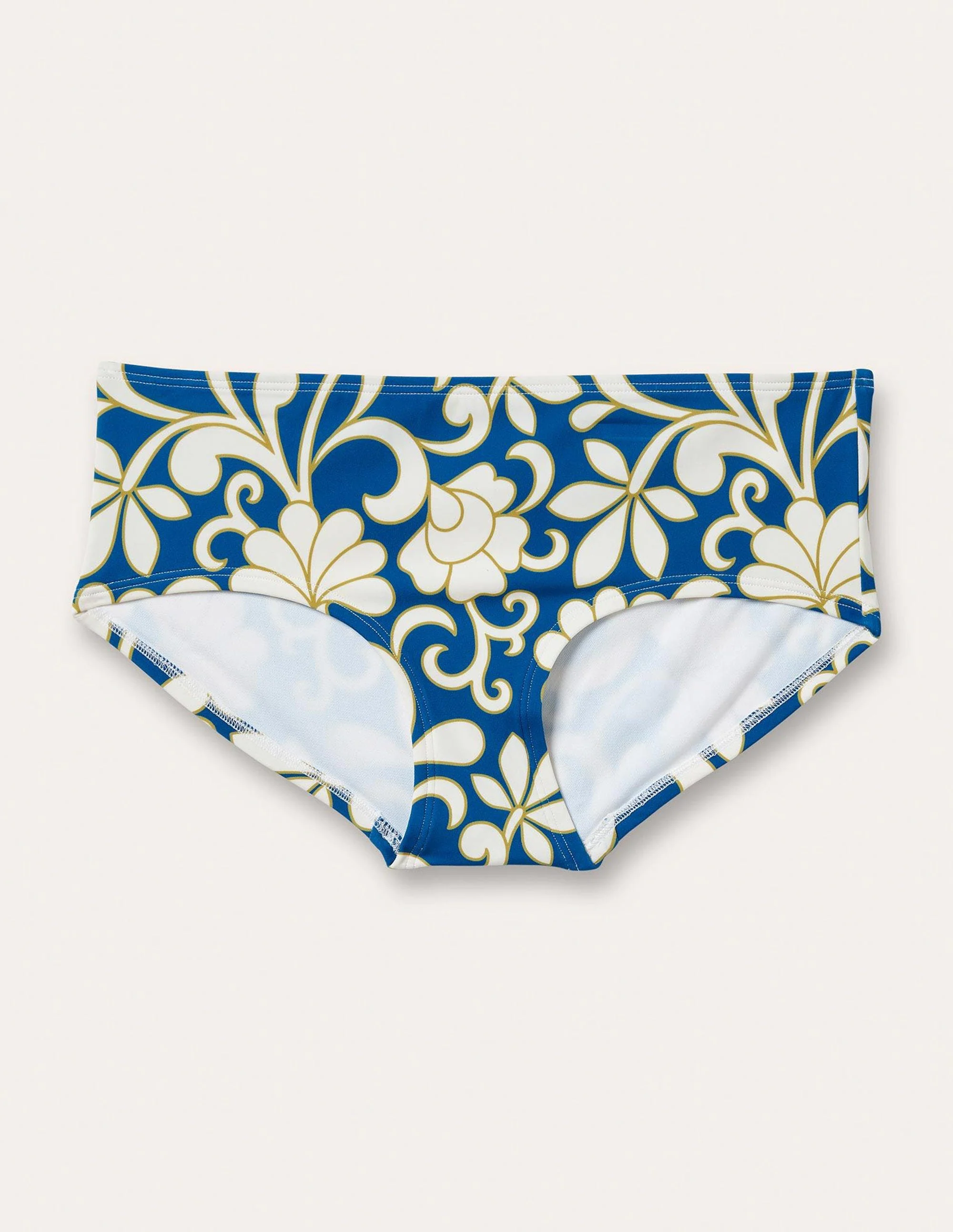 Classic Bikini Shorts-Atlantic Ocean, Abstract Petal - Image 8