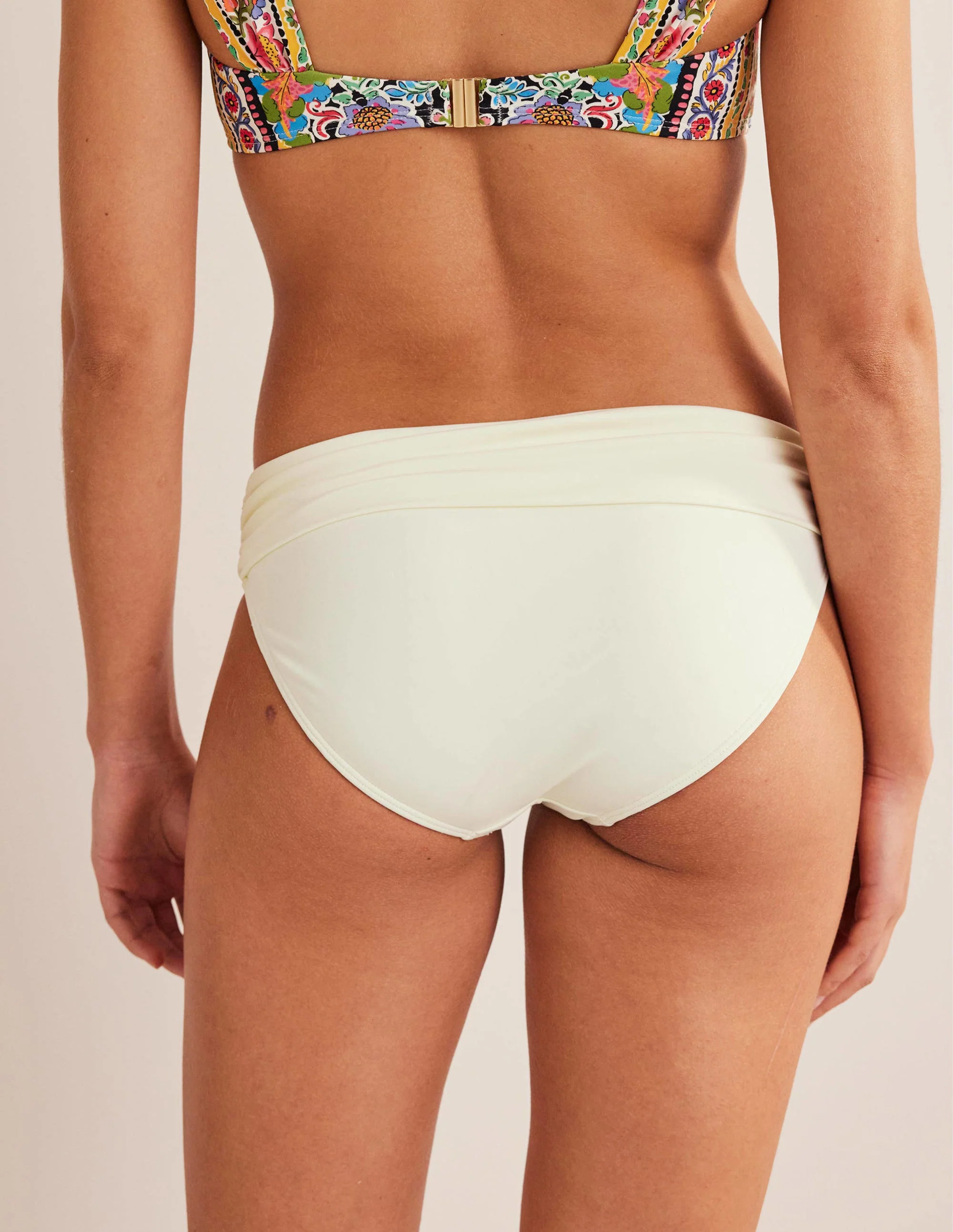 Classic Fold Bikini Bottoms-Ivory - Image 3