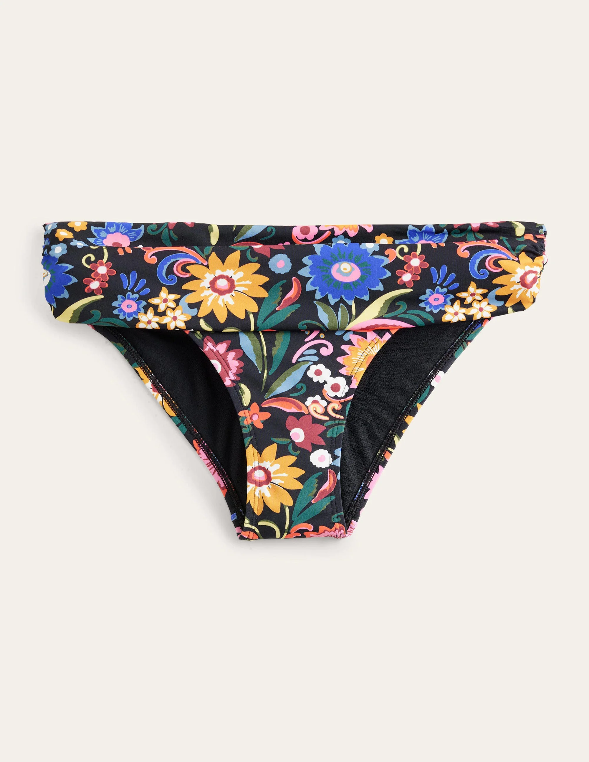 Classic Fold Bikini Bottoms-Multi, Rhythmic Wave - Image 5
