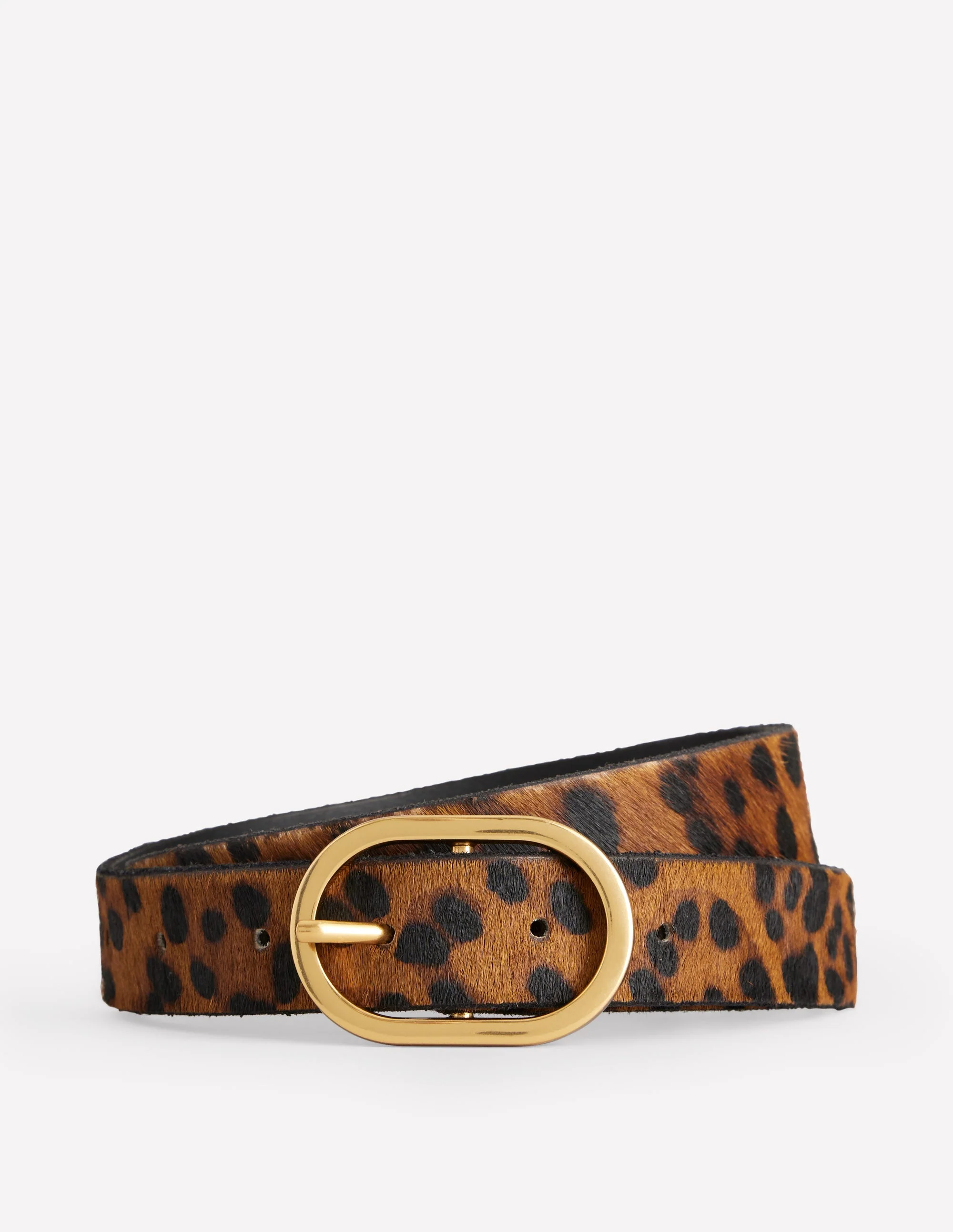 Classic Leather Belt-Leopard - Image 3