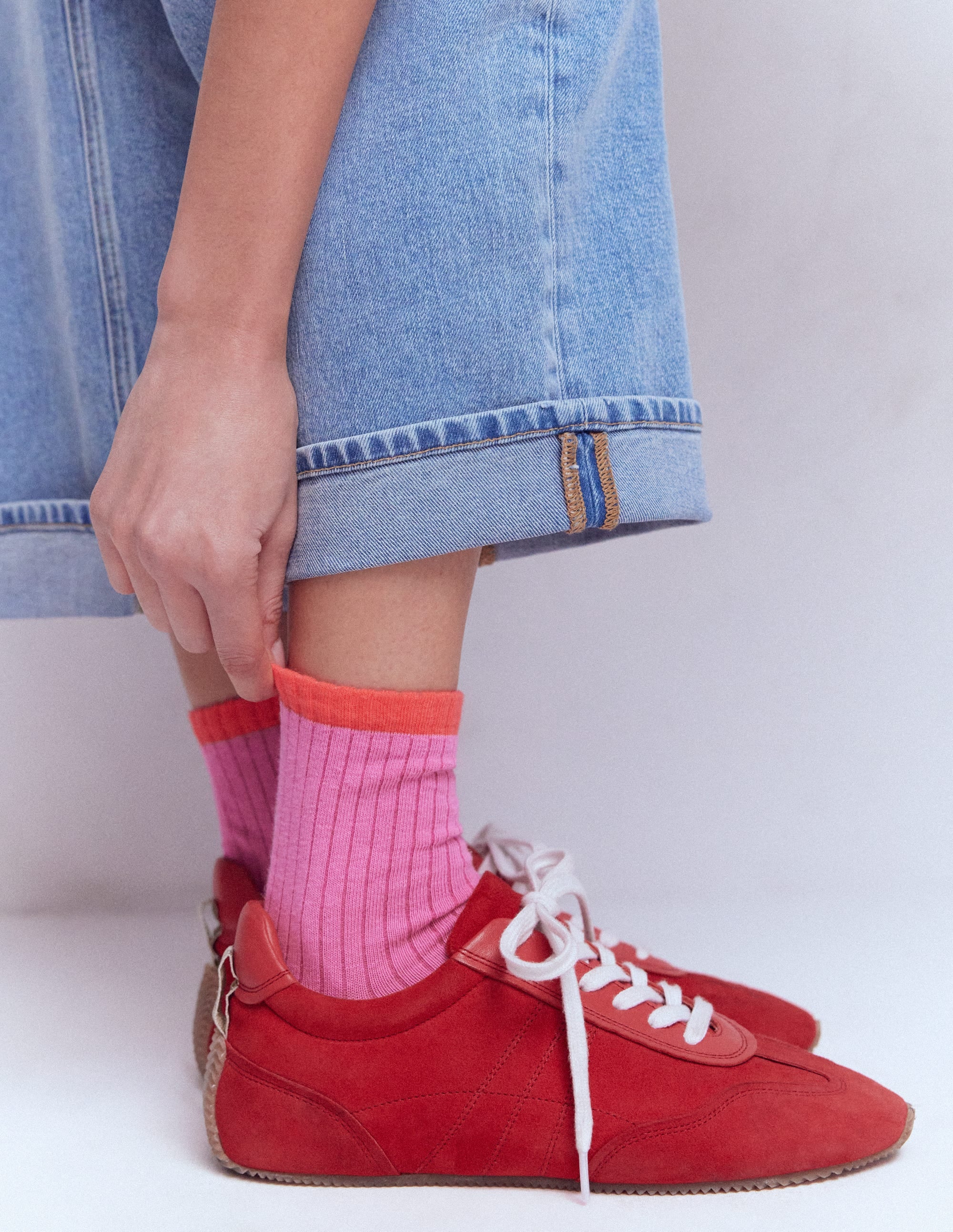 Colourblock Socks-Multi - Image 2