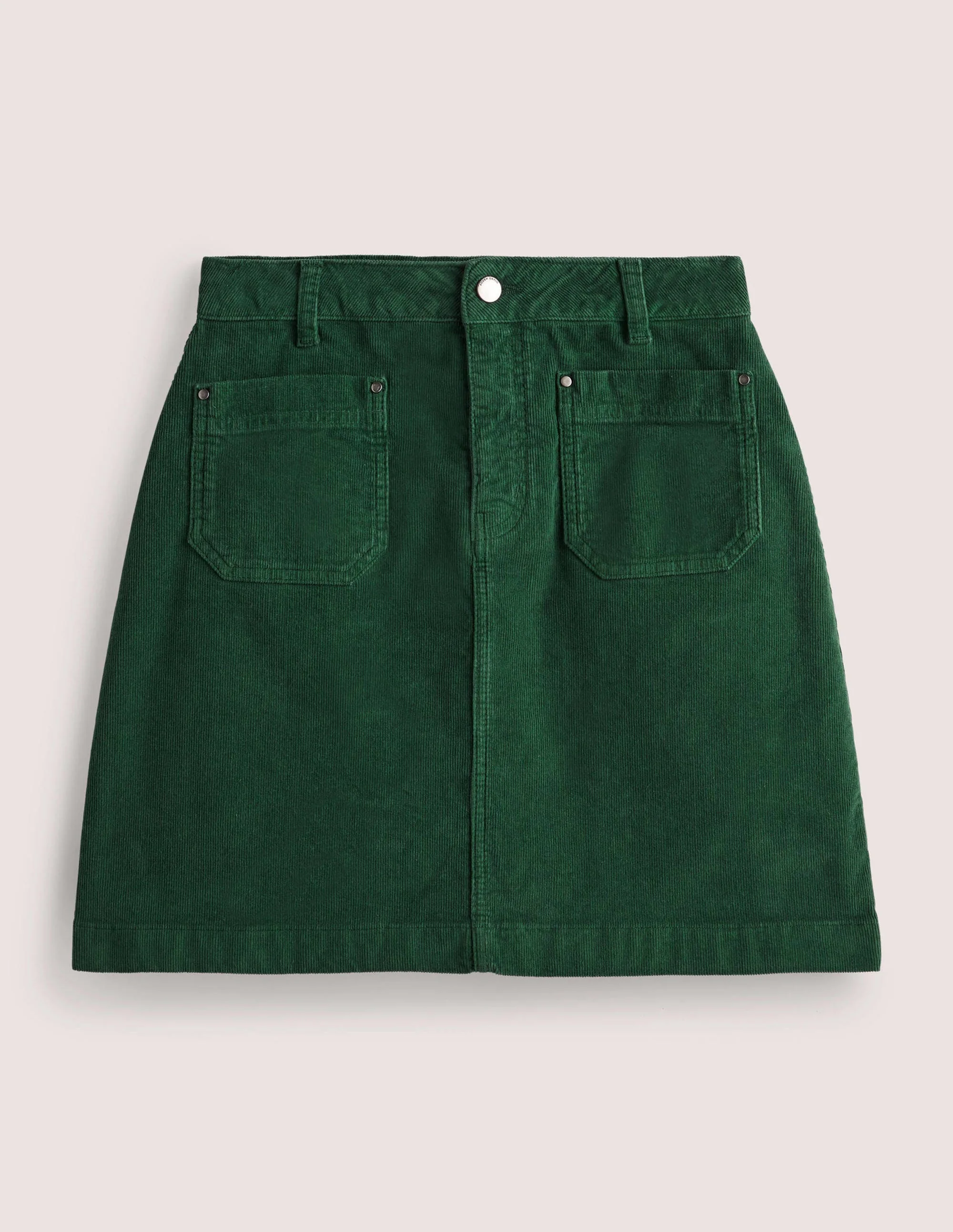 Corduroy Mini Skirt-Trekking Green - Image 5