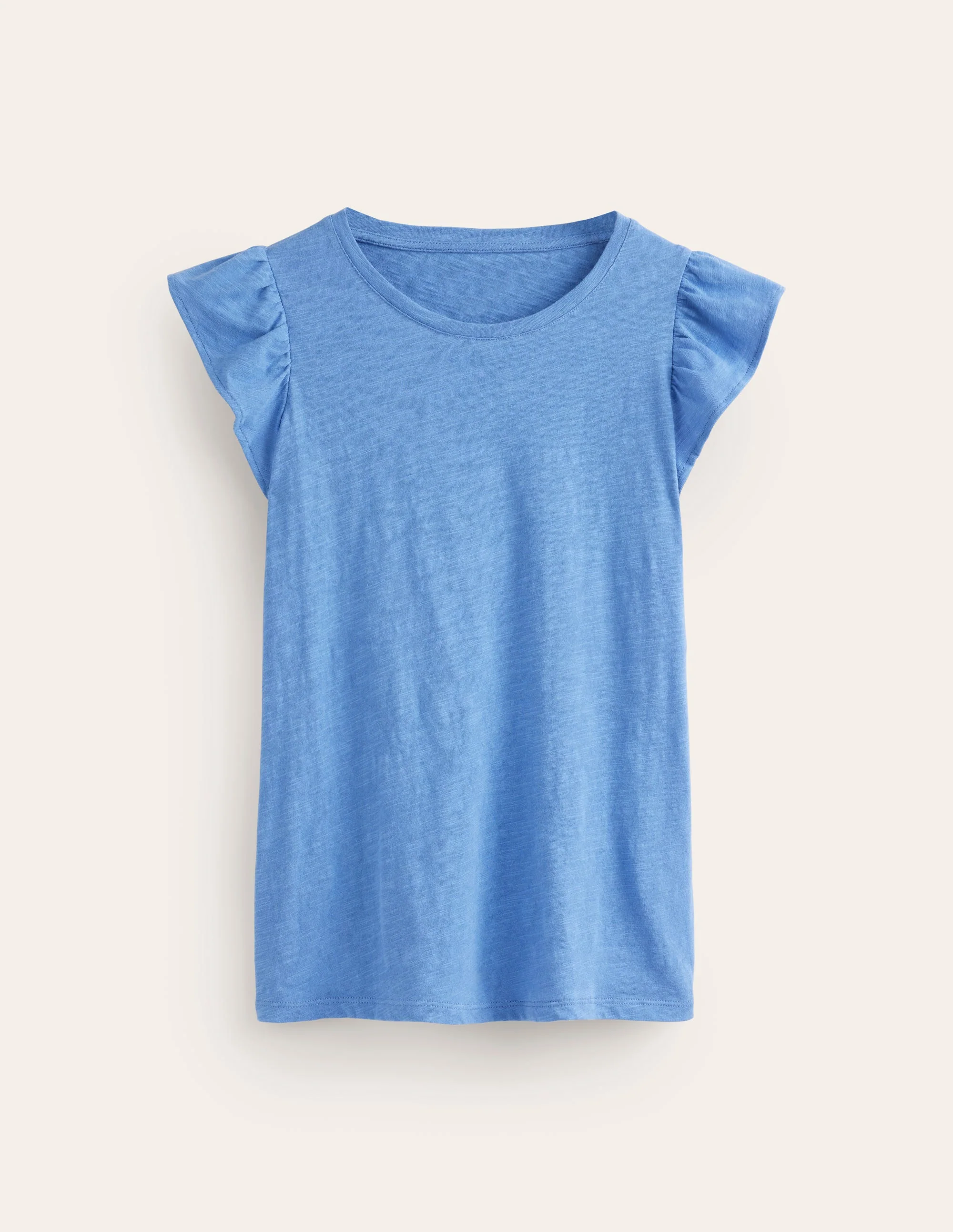 Cotton Flutter Top-Ebb and Flow Blue - Image 6