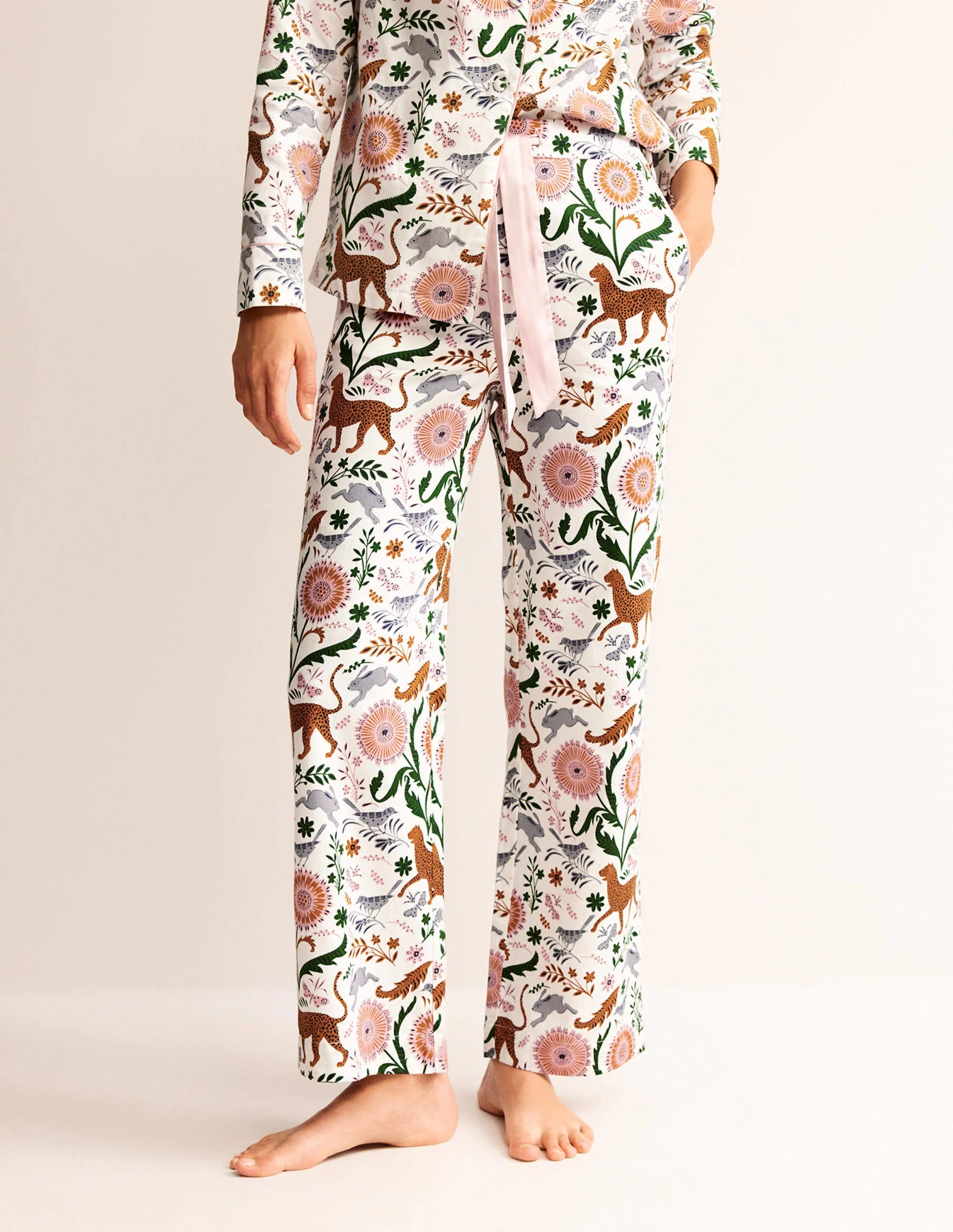 Cotton Sateen Pajama Trousers-DONT USE - Image 4