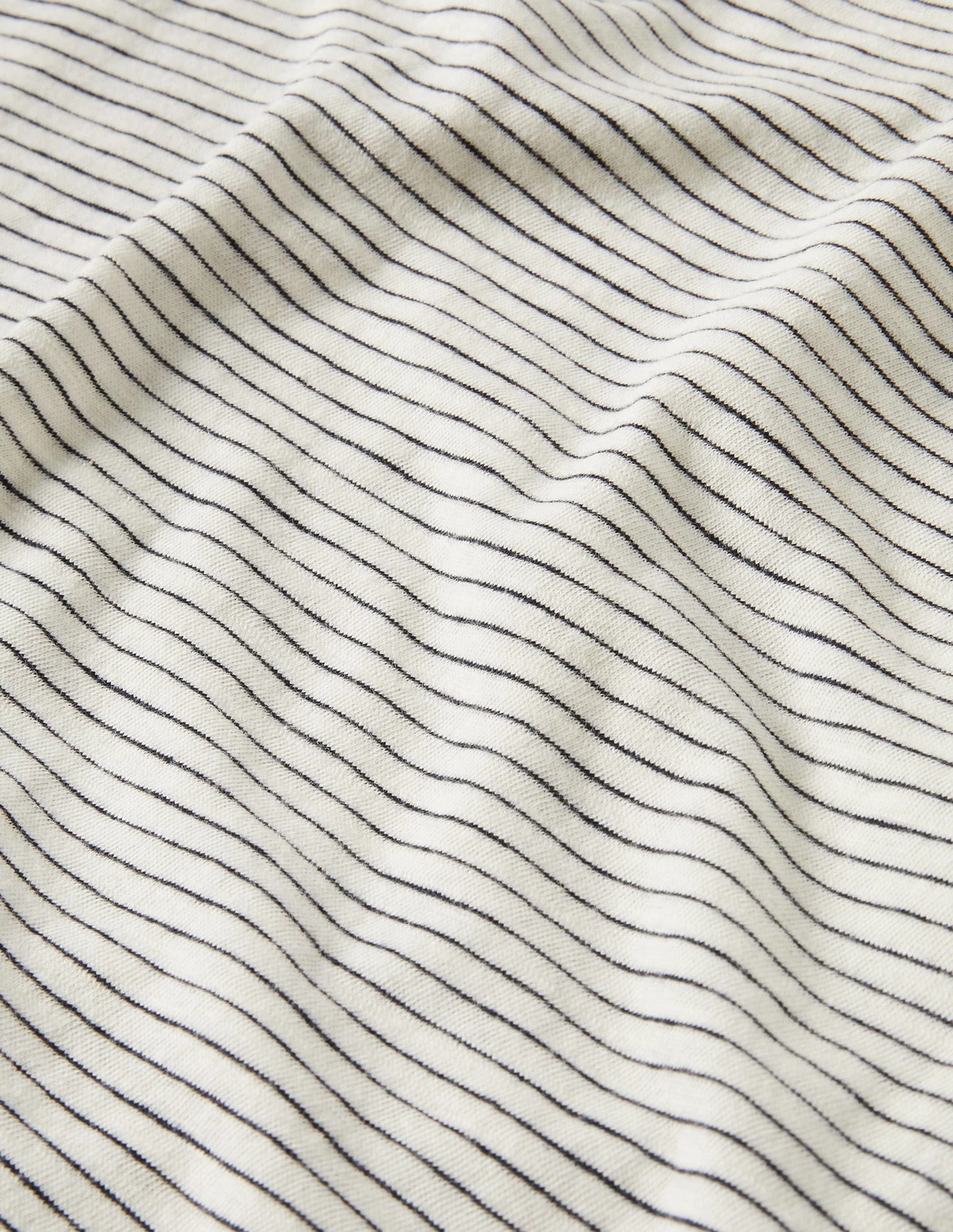 Cotton Tank Top-Ivory / Navy Stripe - Image 9