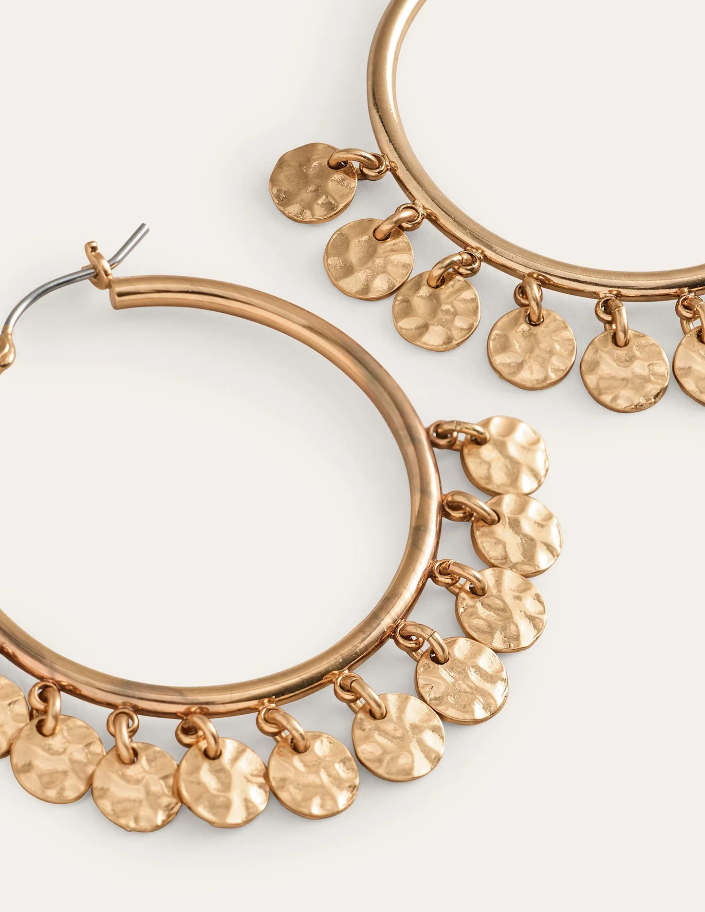 Disc Bead Hoops-Gold - Image 4